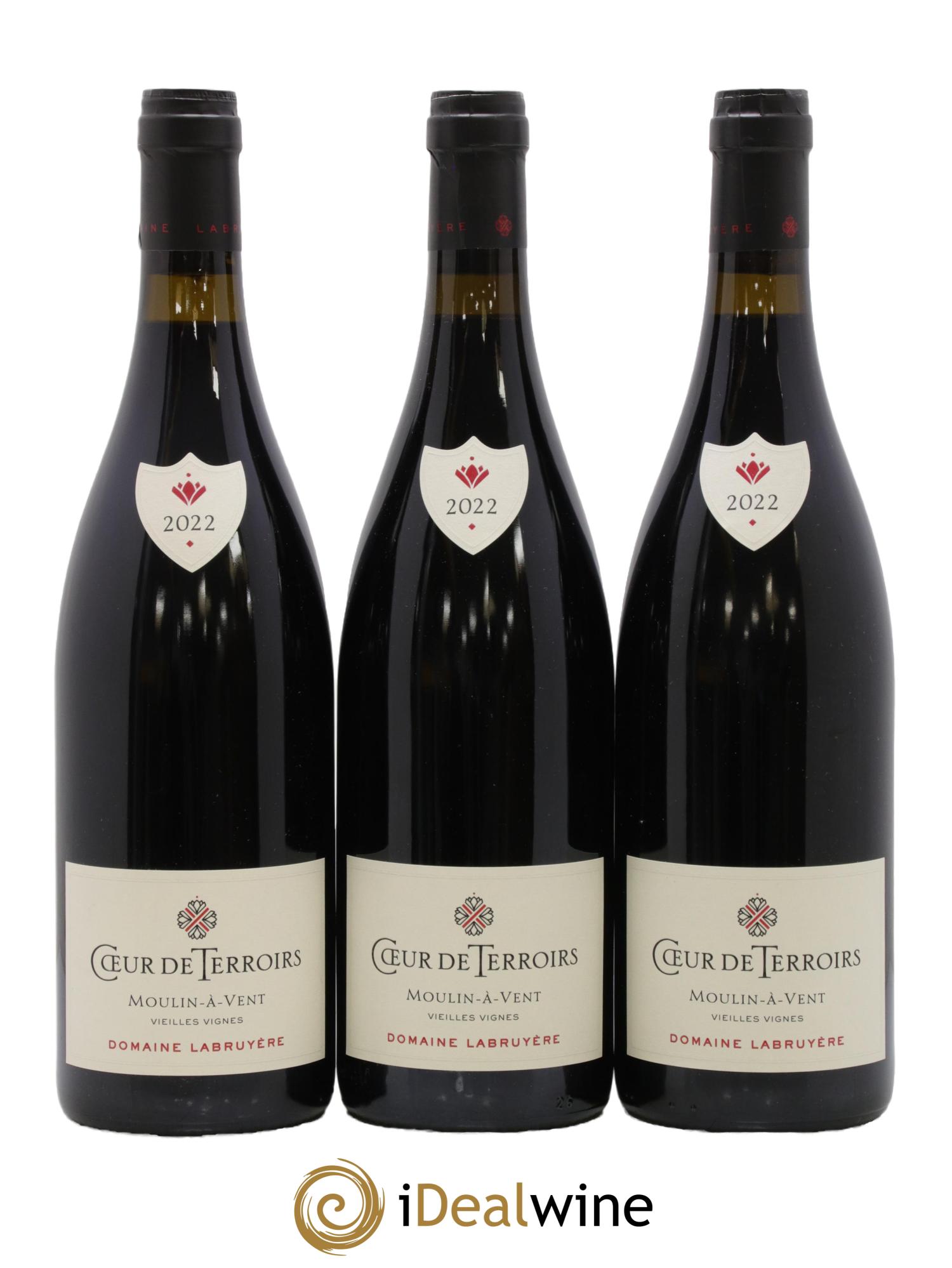 Moulin-à-Vent Coeur de terroir Domaine Labruyère 2022 - Lot de 3 bouteilles - 0