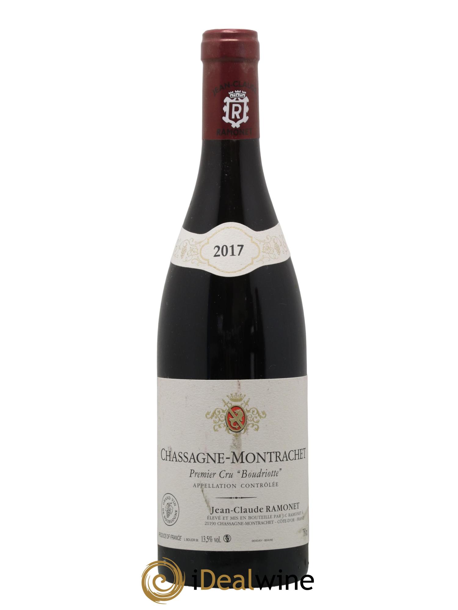 Chassagne-Montrachet 1er Cru Boudriotte Ramonet (Domaine) 2017 - Lot de 1 bouteille - 0