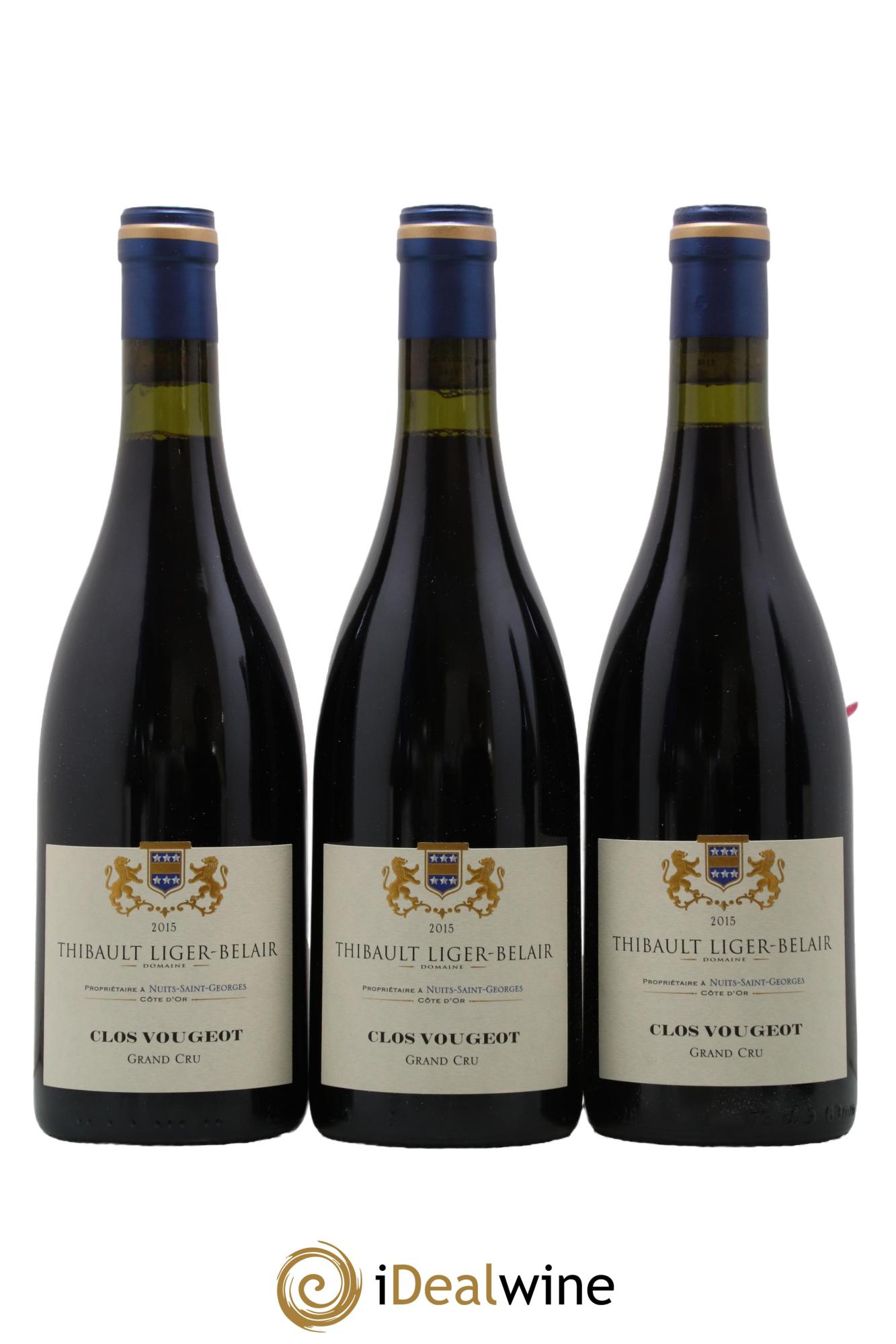 Clos de Vougeot Grand Cru Thibault Liger-Belair 2015 - Lot de 6 bouteilles - 1
