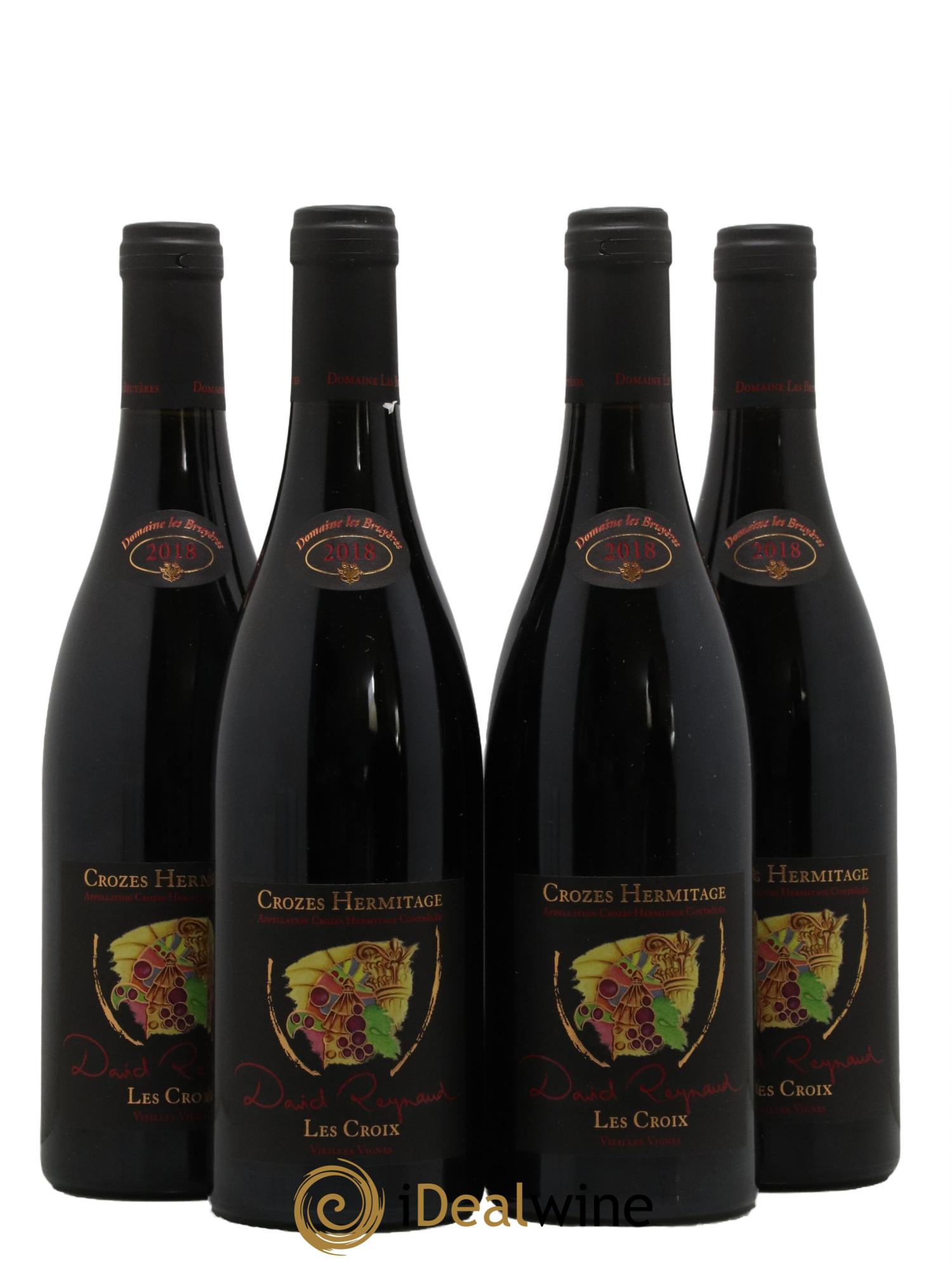 Crozes-Hermitage Les Croix Vieilles vignes David Reynaud 2018 - Lot de 4 bouteilles - 0