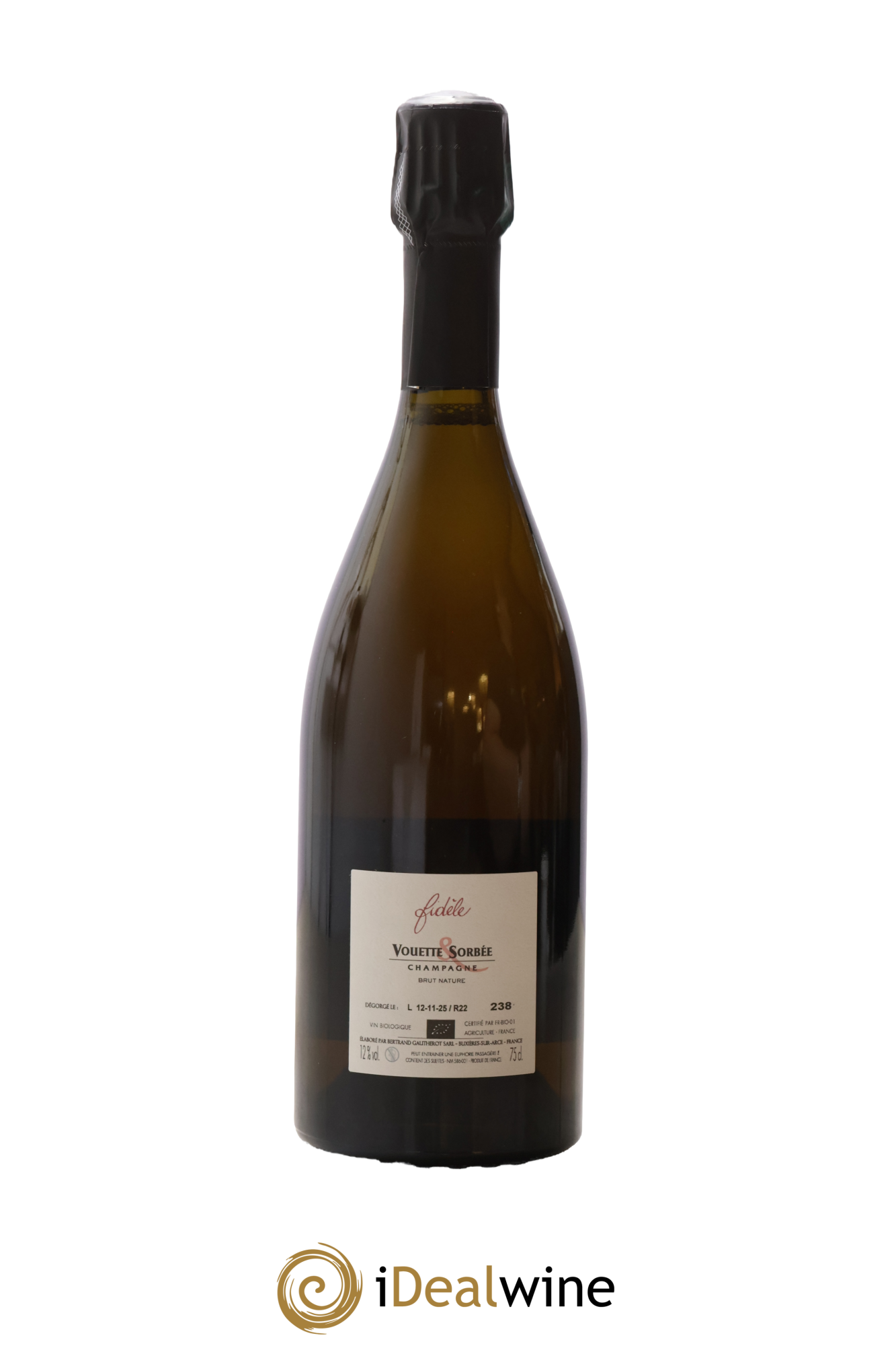 Fidèle Blanc de Noirs Vouette et Sorbée 2022 - Posten von 1 Flasche - 1