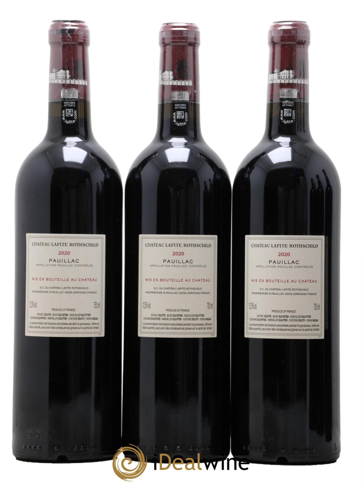 Château Lafite Rothschild 1er Grand Cru Classé 2020 - Lotto di 6 bottiglie - 4