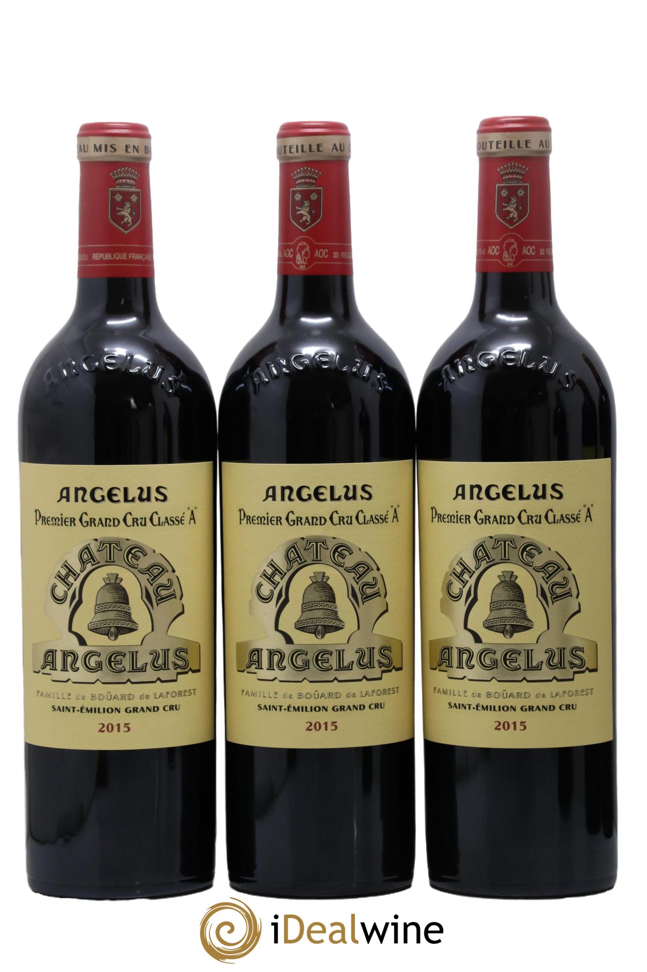 Château Angélus 1er Grand Cru Classé A 2015 - Lot of 6 bottles - 1