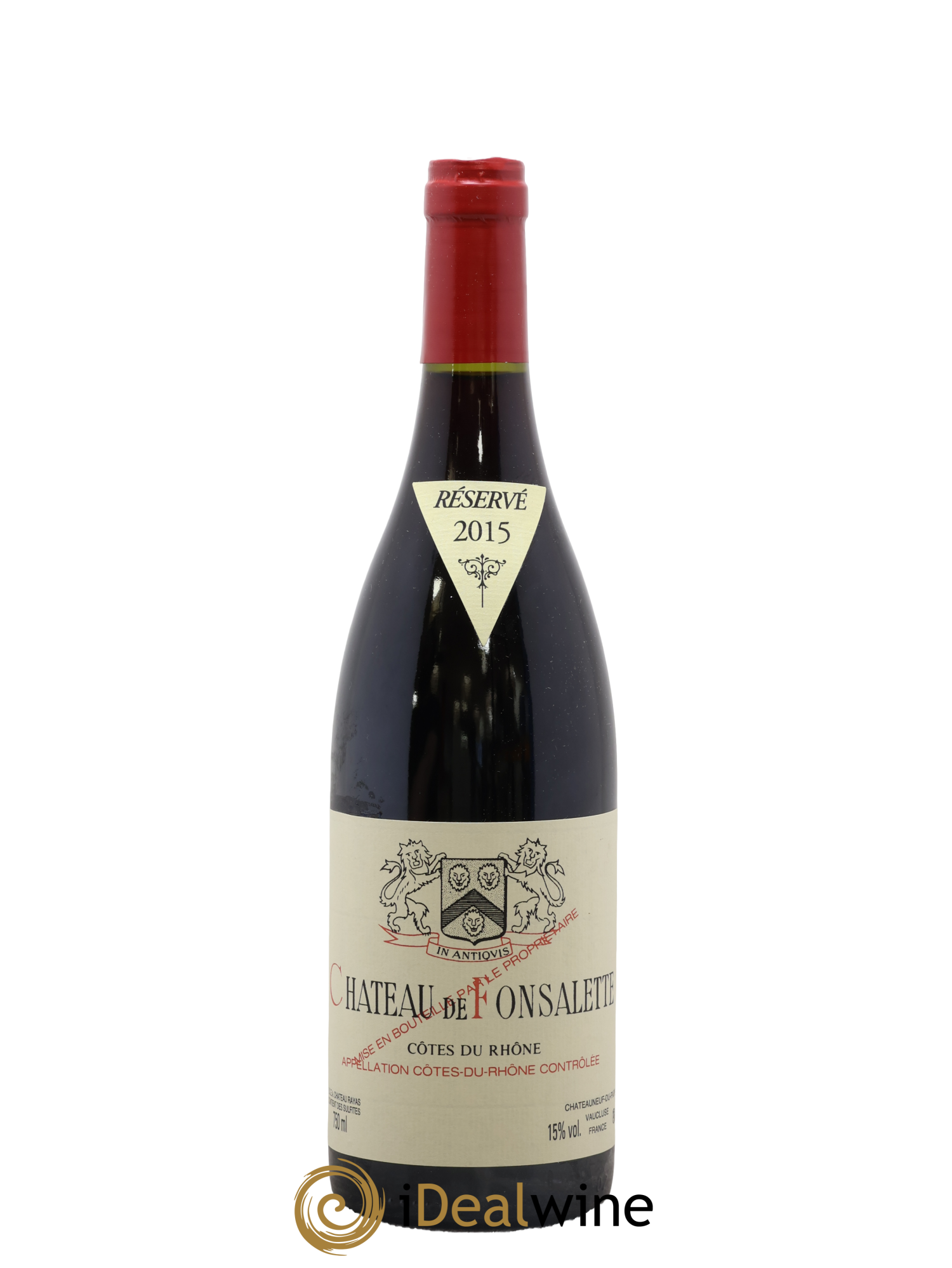 Côtes-du-Rhône Château de Fonsalette Emmanuel Reynaud 2015 - Lot de 1 bouteille - 0