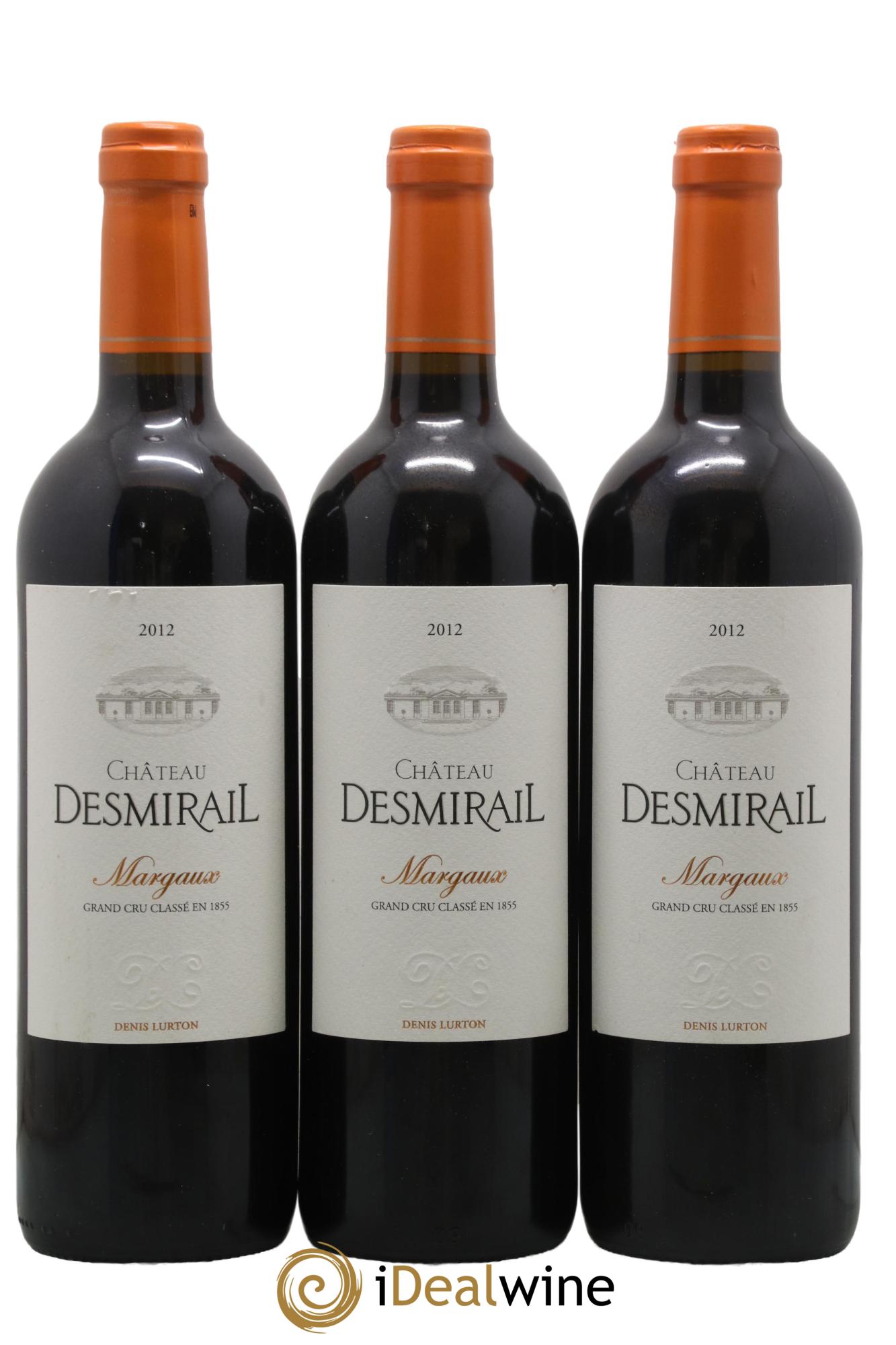 Château Desmirail 3ème Grand Cru Classé 2012 - Lotto di 3 bottiglie - 0