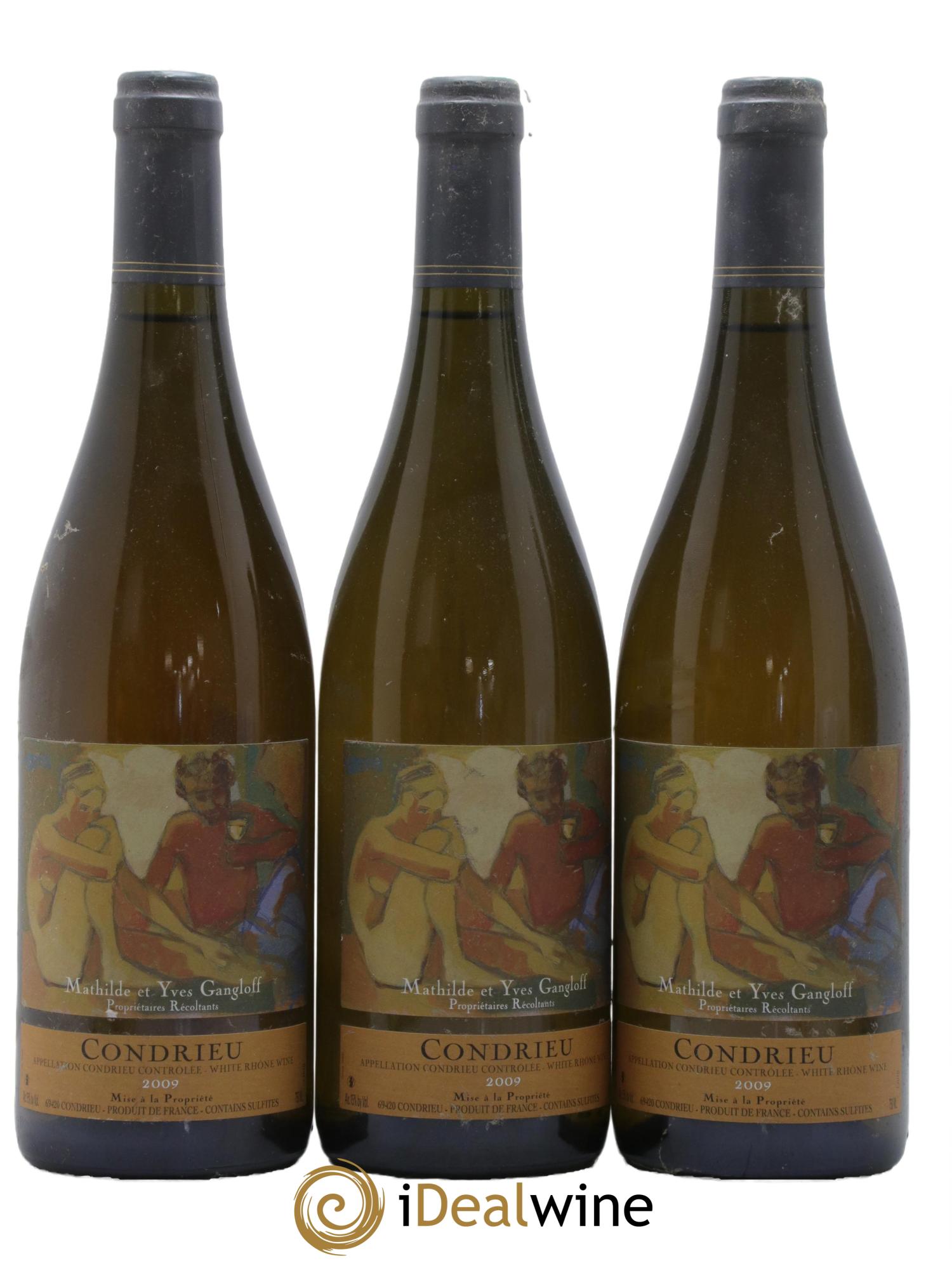 Condrieu Domaine Gangloff (Domaine) 2009 - Lot de 3 bouteilles - 0