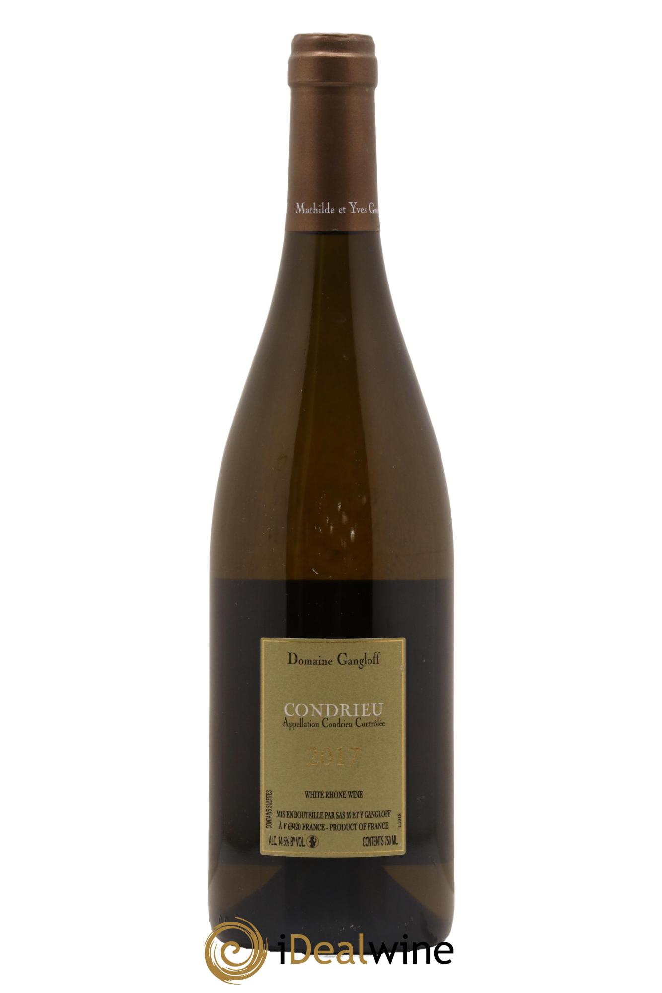 Condrieu Domaine Gangloff (Domaine) 2017 - Lot de 1 bouteille - 1