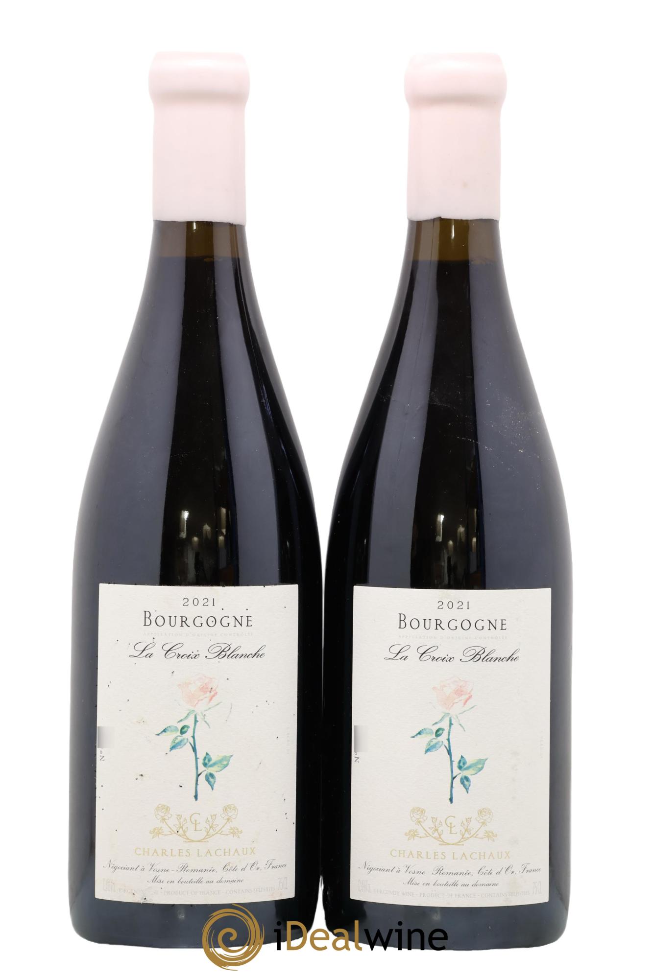 Bourgogne La Croix Blanche Charles Lachaux 2021 - Lot de 2 bouteilles - 0