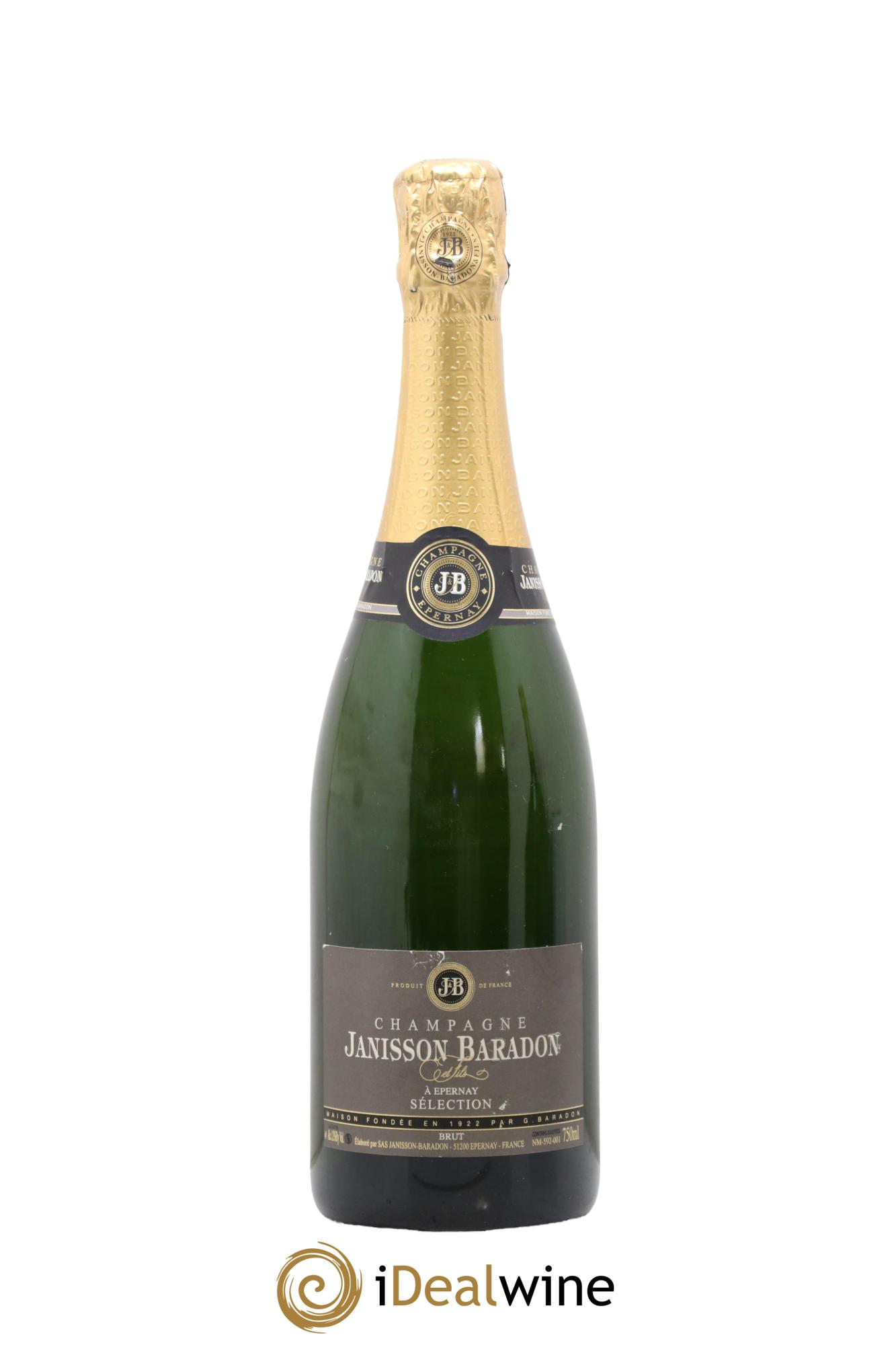 Champagne Brut Janisson Baradon - Lot de 1 bouteille - 0