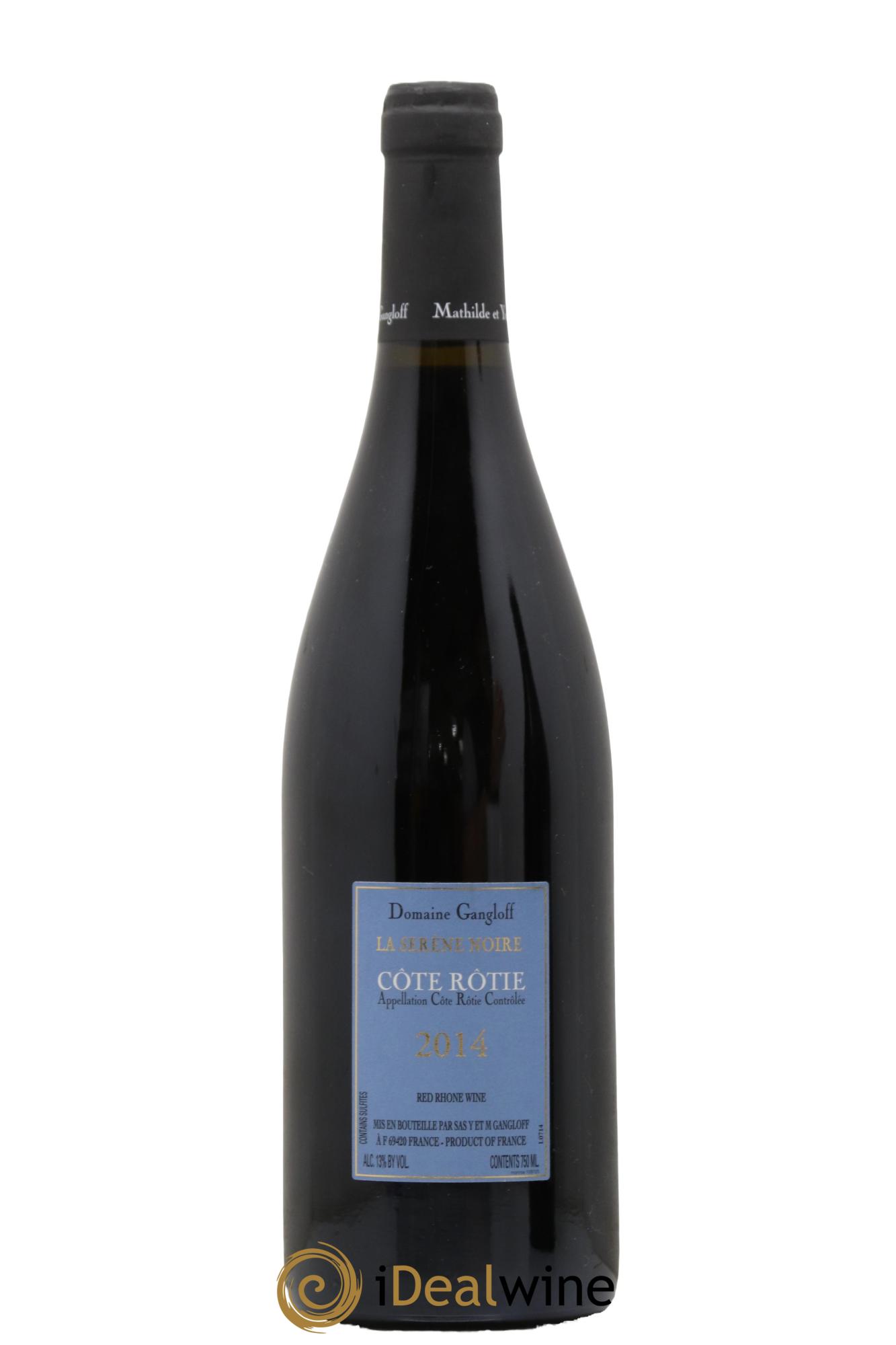 Côte-Rôtie La Sereine Noire Gangloff (Domaine) 2014 - Lot de 1 bouteille - 1