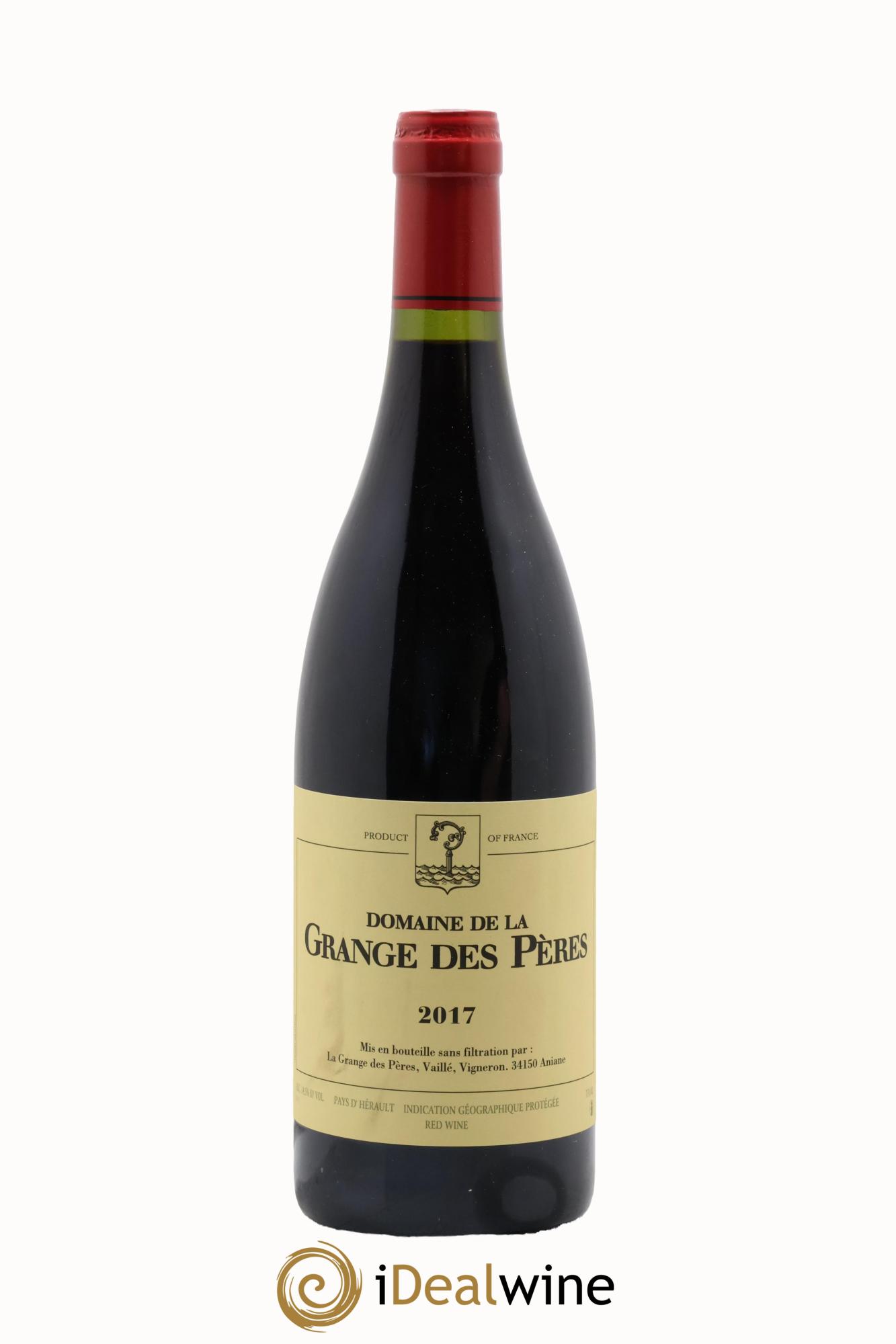 IGP Pays d'Hérault Grange des Pères Laurent Vaillé 2017 - Posten von 1 Flasche - 0