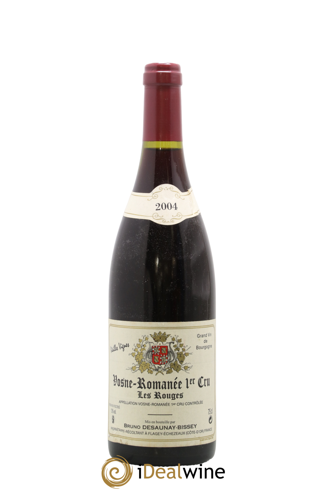 Vosne-Romanée 1er Cru Les Rouges Vieilles Vignes Bruno Desauney-Bissey 2004 - Lot de 1 bouteille - 0