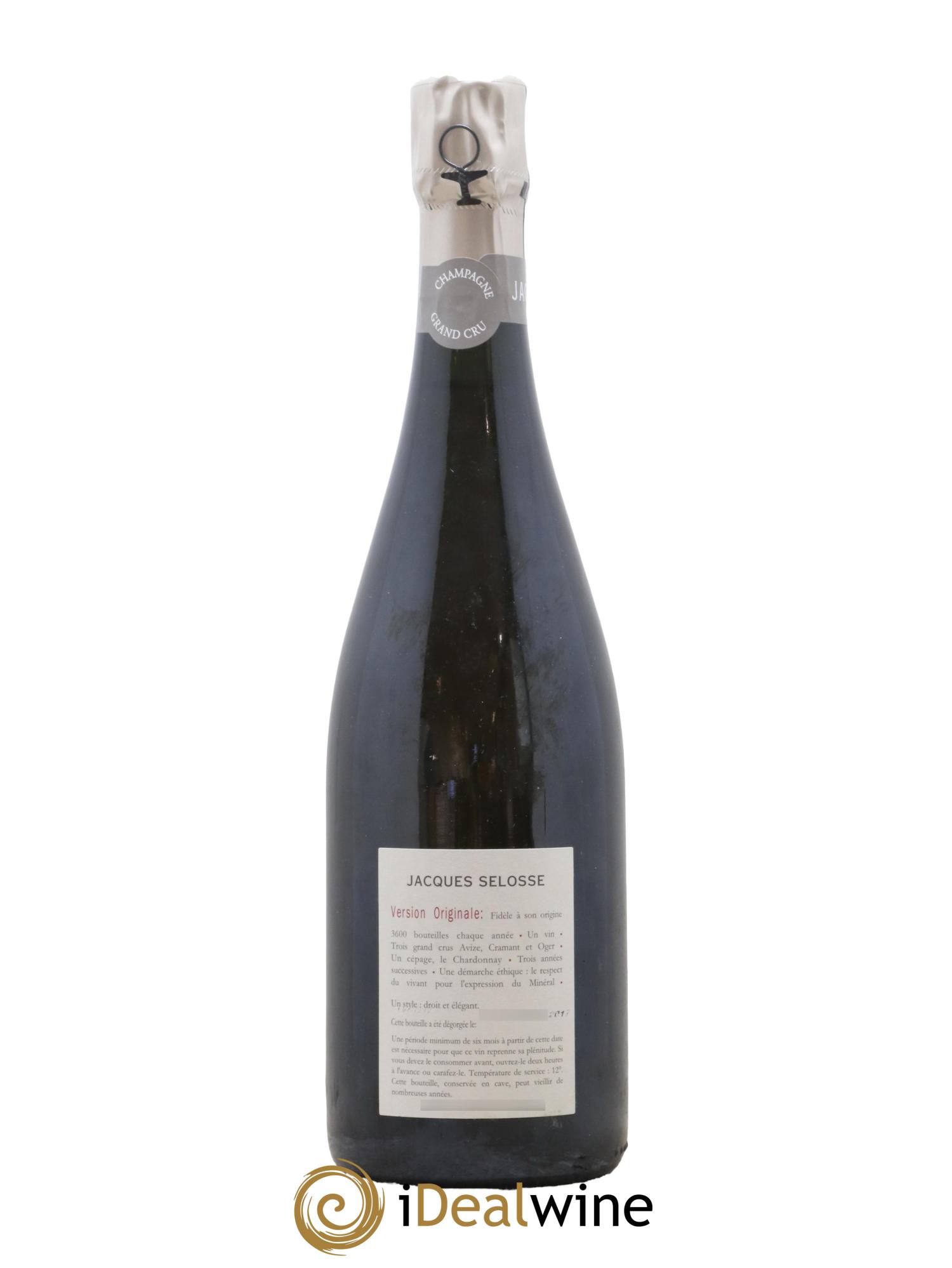 Version Originale Jacques Selosse - Posten von 1 Flasche - 1