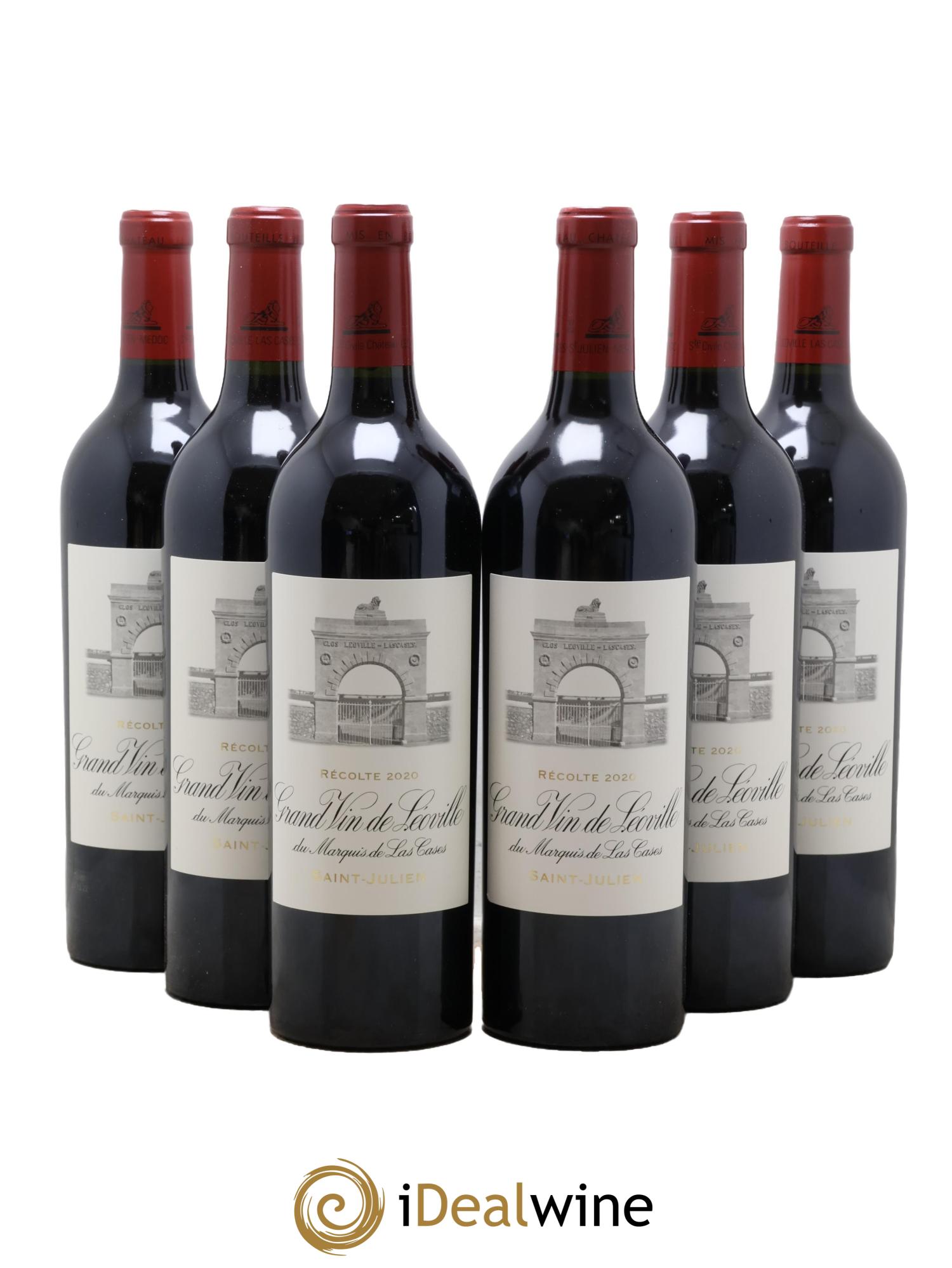 Château Léoville Las Cases 2ème Grand Cru Classé 2020 - Lot of 6 bottles - 0