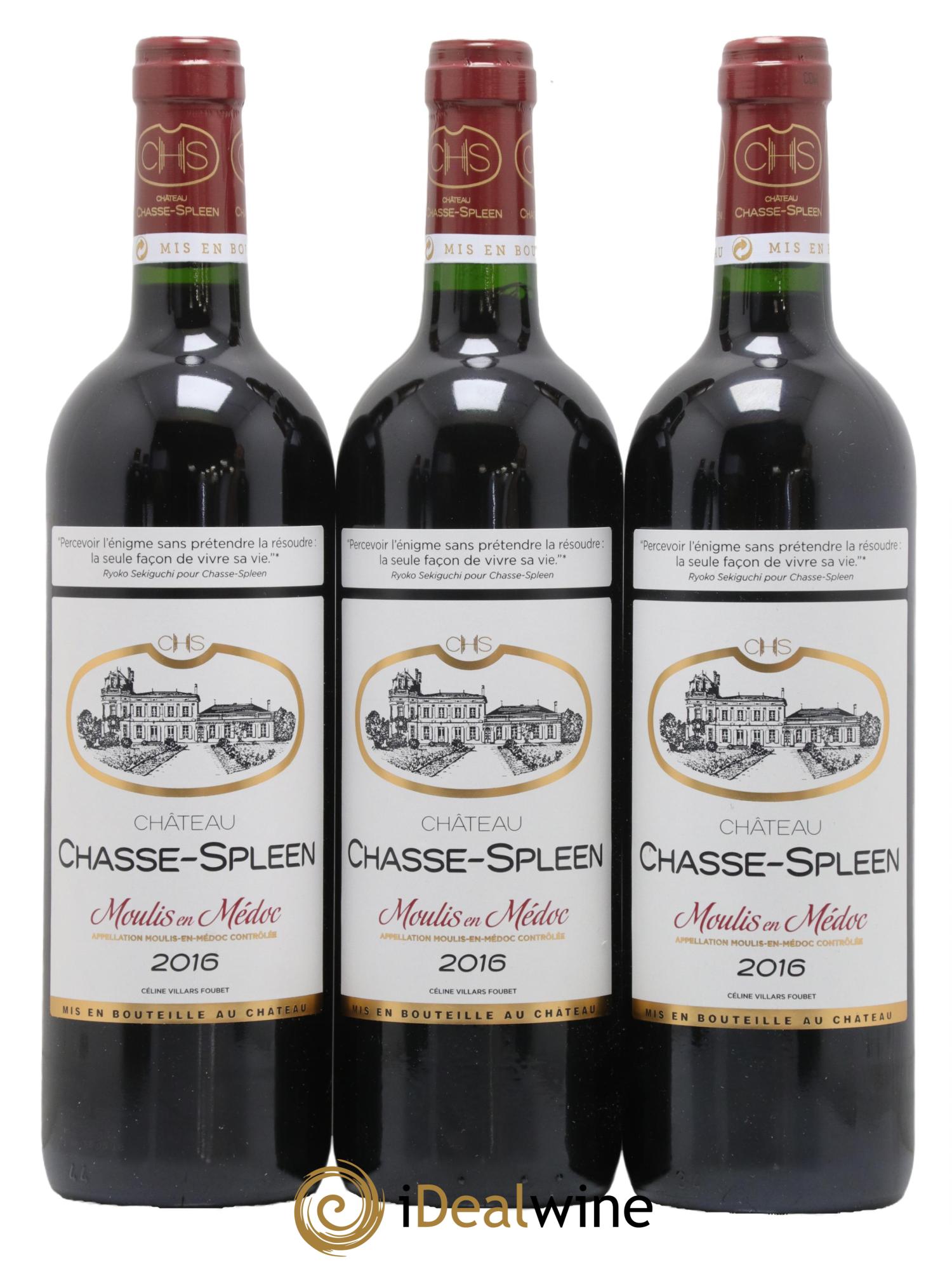 Château Chasse Spleen 2016 - Lot de 6 bouteilles - 2