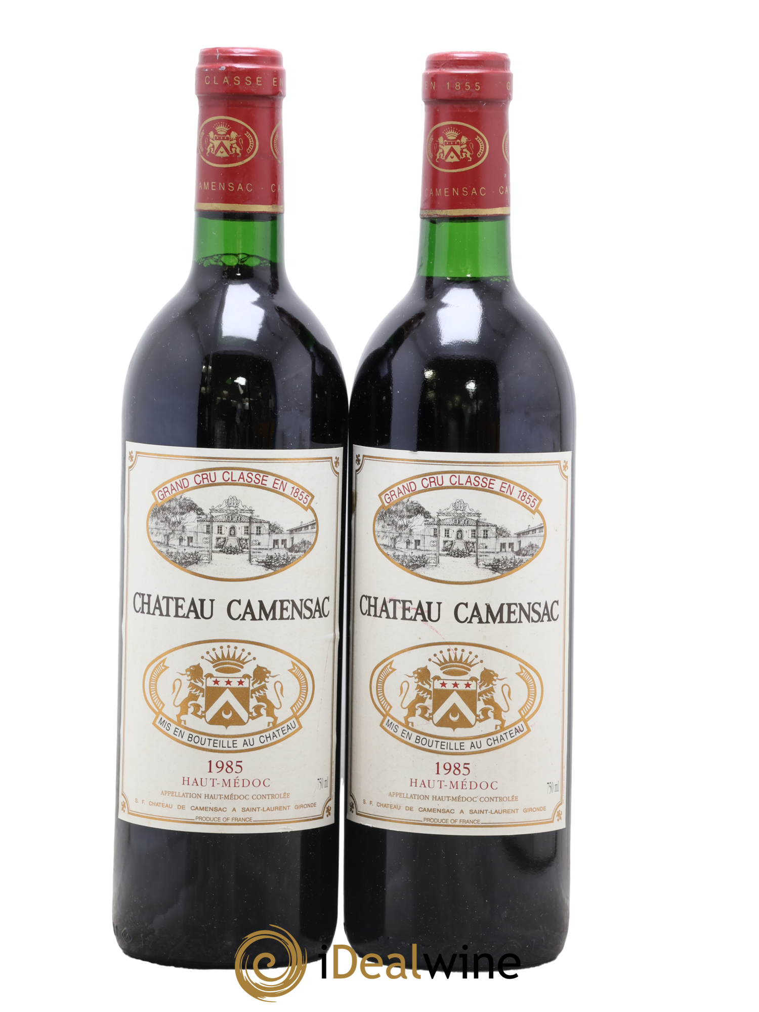 Château Camensac 5ème Grand Cru Classé 1985 - Lot of 2 bottles - 0