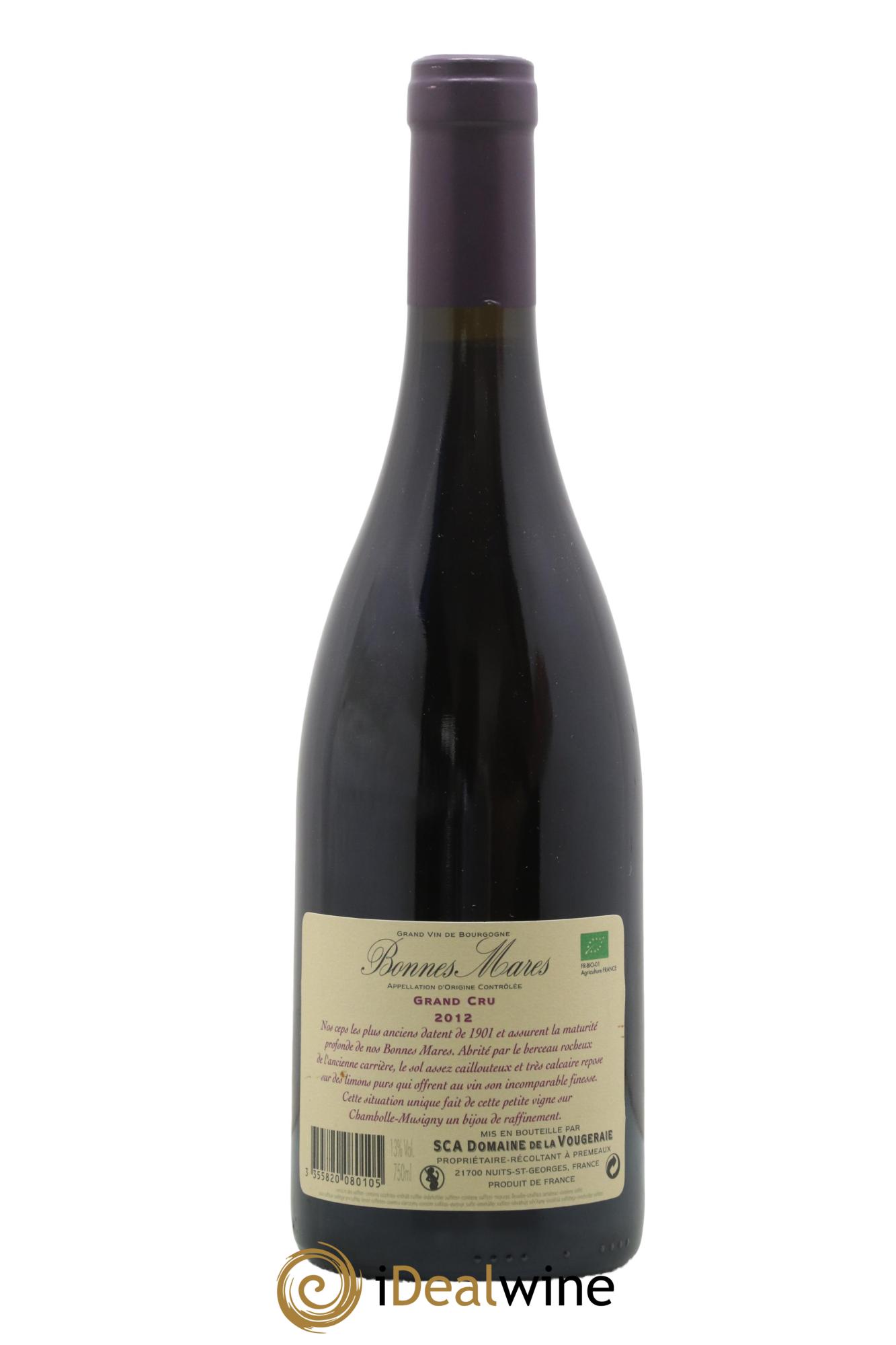 Bonnes-Mares Grand Cru La Vougeraie 2012 - Lotto di 1 bottiglia - 1