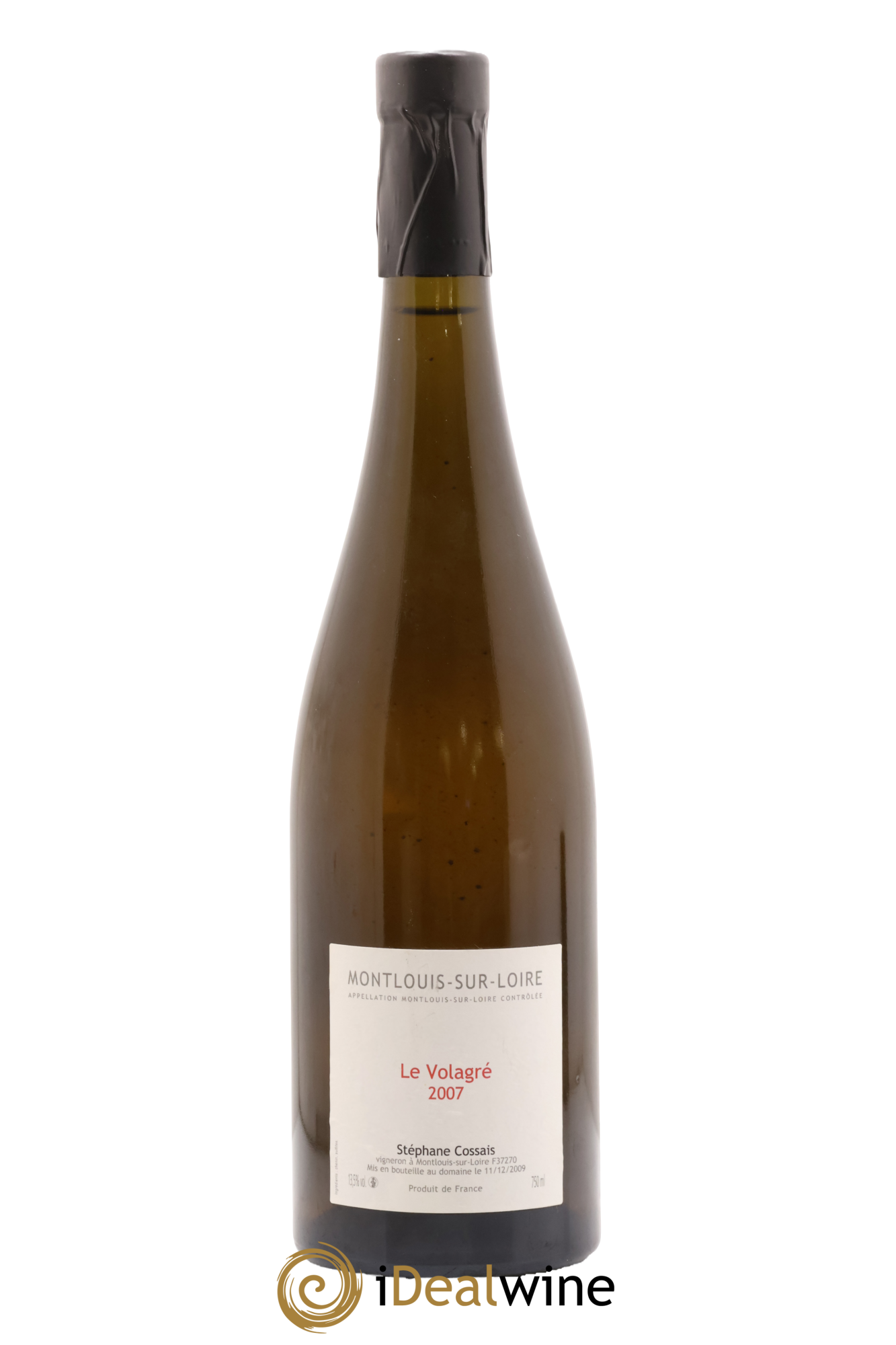 Montlouis-sur-Loire Le Volagré Stéphane Cossais 2007 - Lot de 1 bouteille - 0