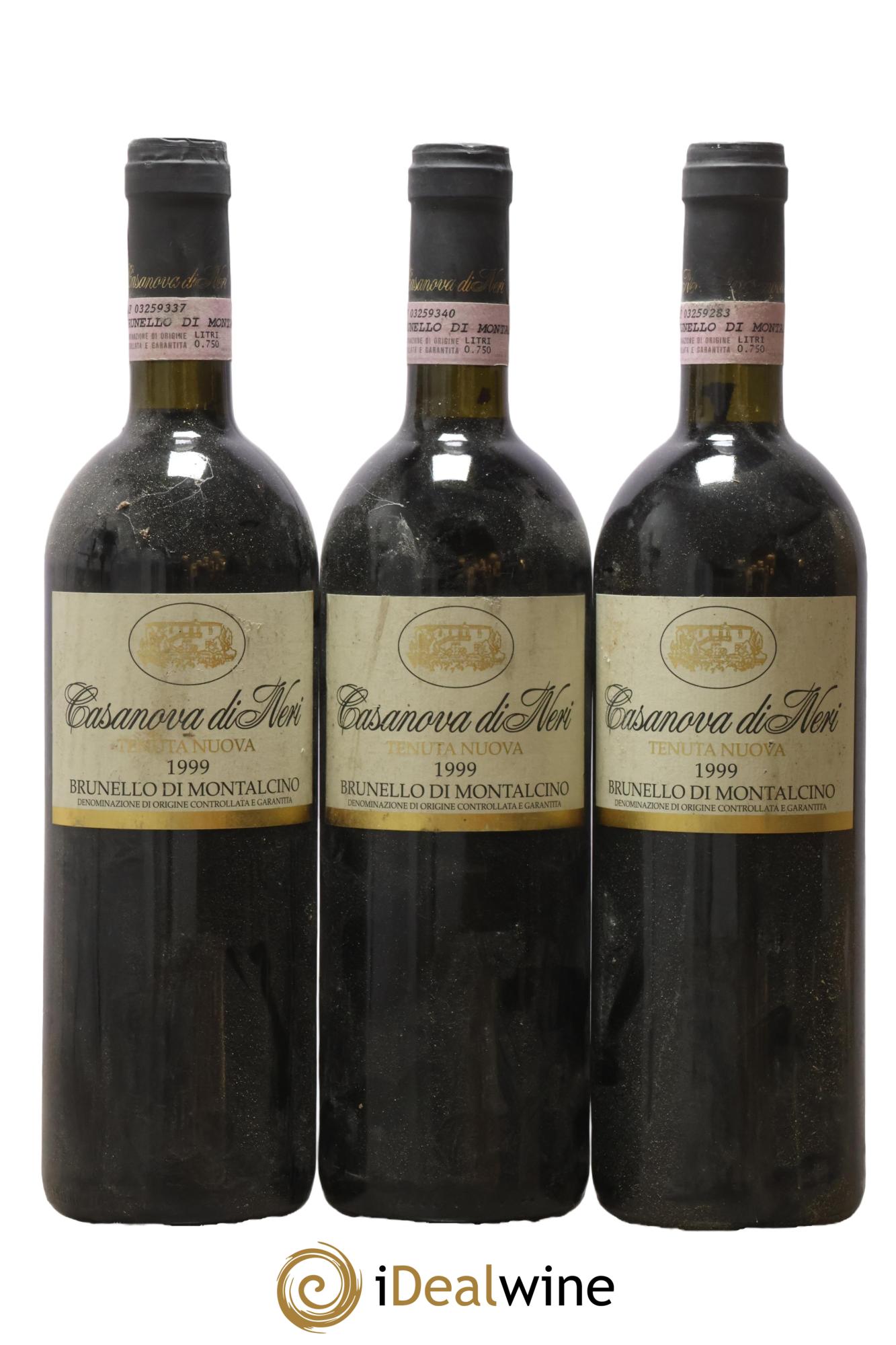 Brunello di Montalcino DOCG Tenuta Nuova Casanova di Neri - Giacomo Neri 1999 - Lotto di 3 bottiglie - 0