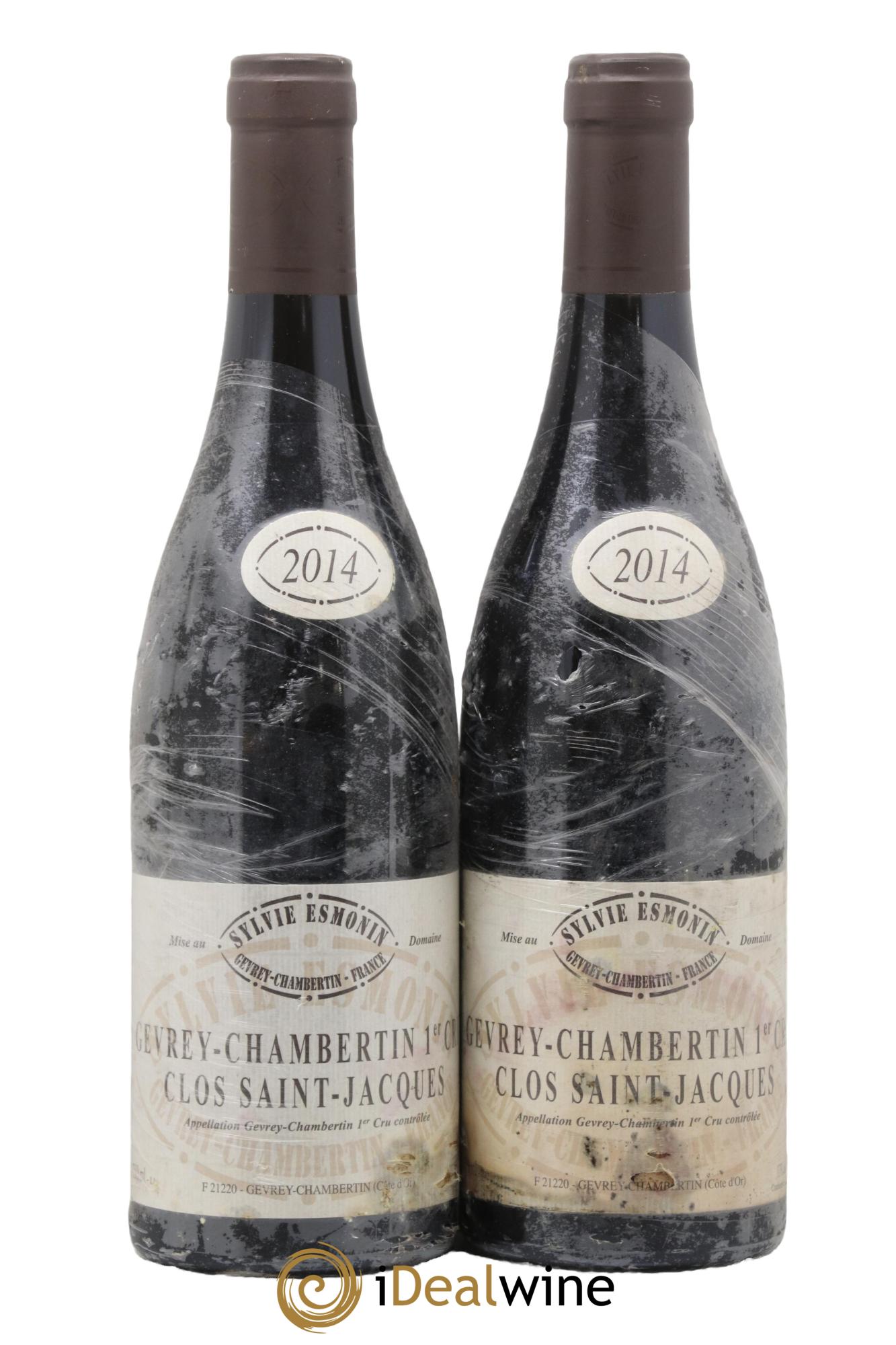 Gevrey-Chambertin 1er Cru Clos Saint Jacques Sylvie Esmonin 2014 - Posten von 2 Flaschen - 0