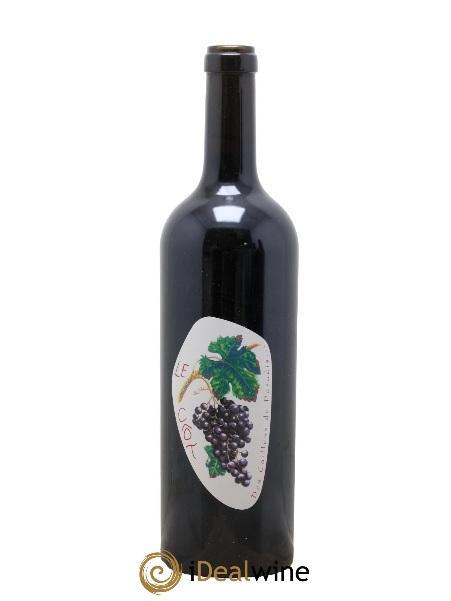 Vin de France Côt les Cailloux Du Paradis Claude Courtois 2019 - Lot de 1 bouteille - 0