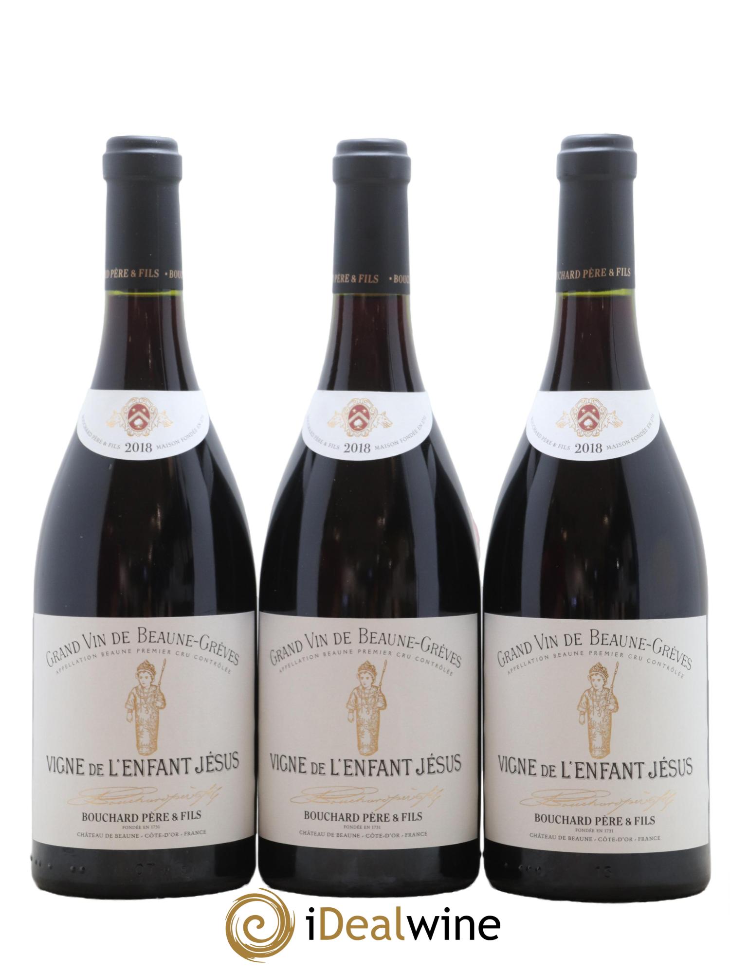 Beaune 1er Cru Grèves - Vigne de l'Enfant Jésus Bouchard Père & Fils 2018 - Lot de 6 bouteilles - 1