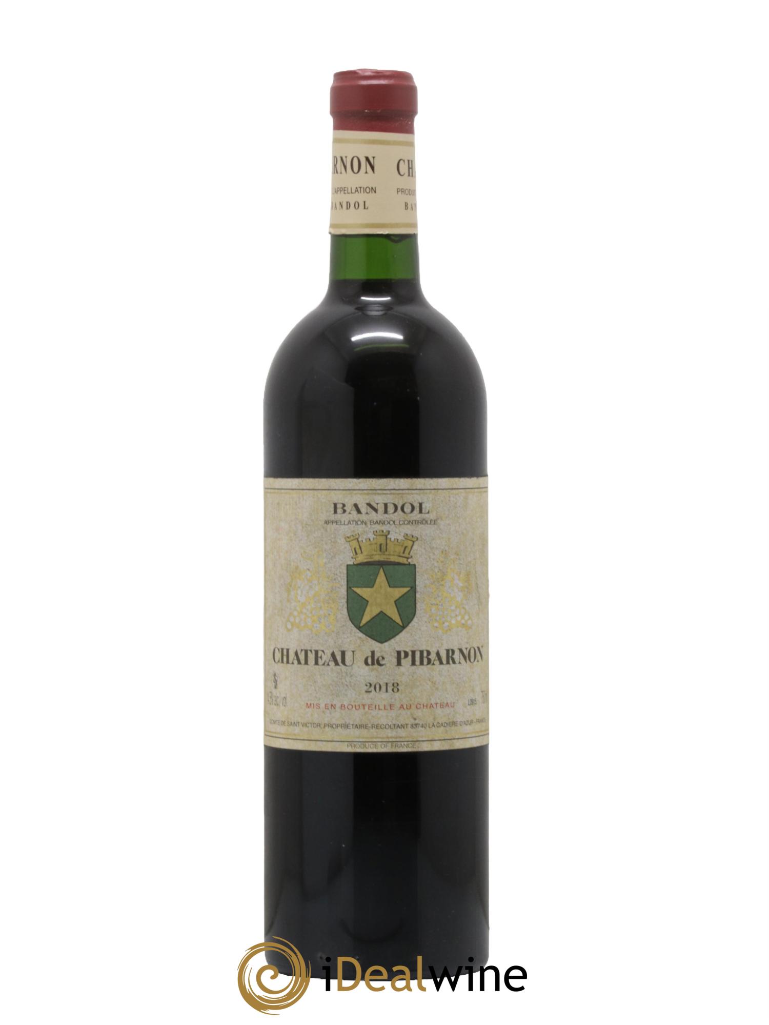 Bandol Château de Pibarnon Comte de Saint-Victor 2018 - Lot de 1 bouteille - 0