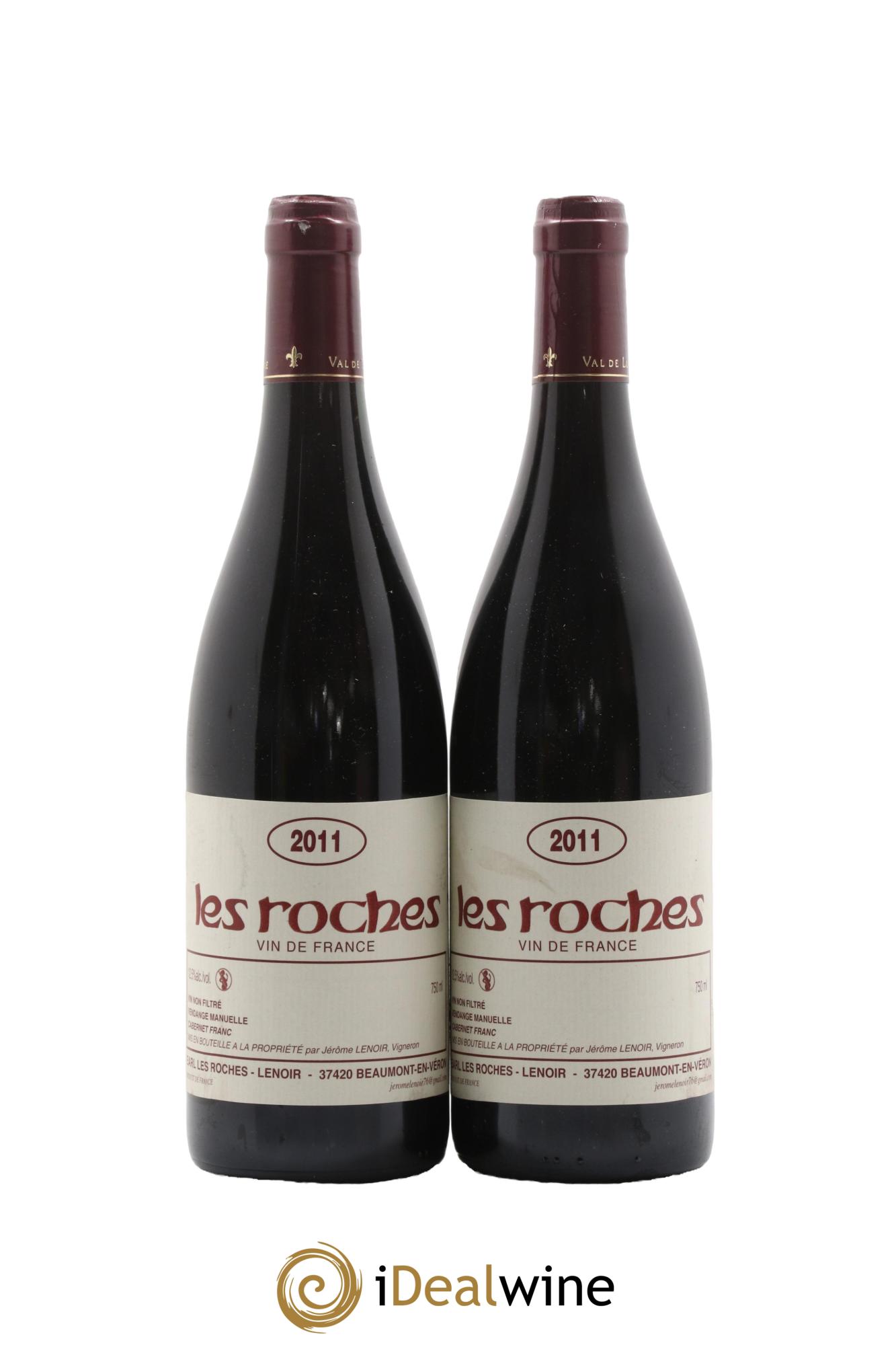 Vin de France Les Roches Lenoir (Domaine) 2011 - Lot de 2 bouteilles - 0