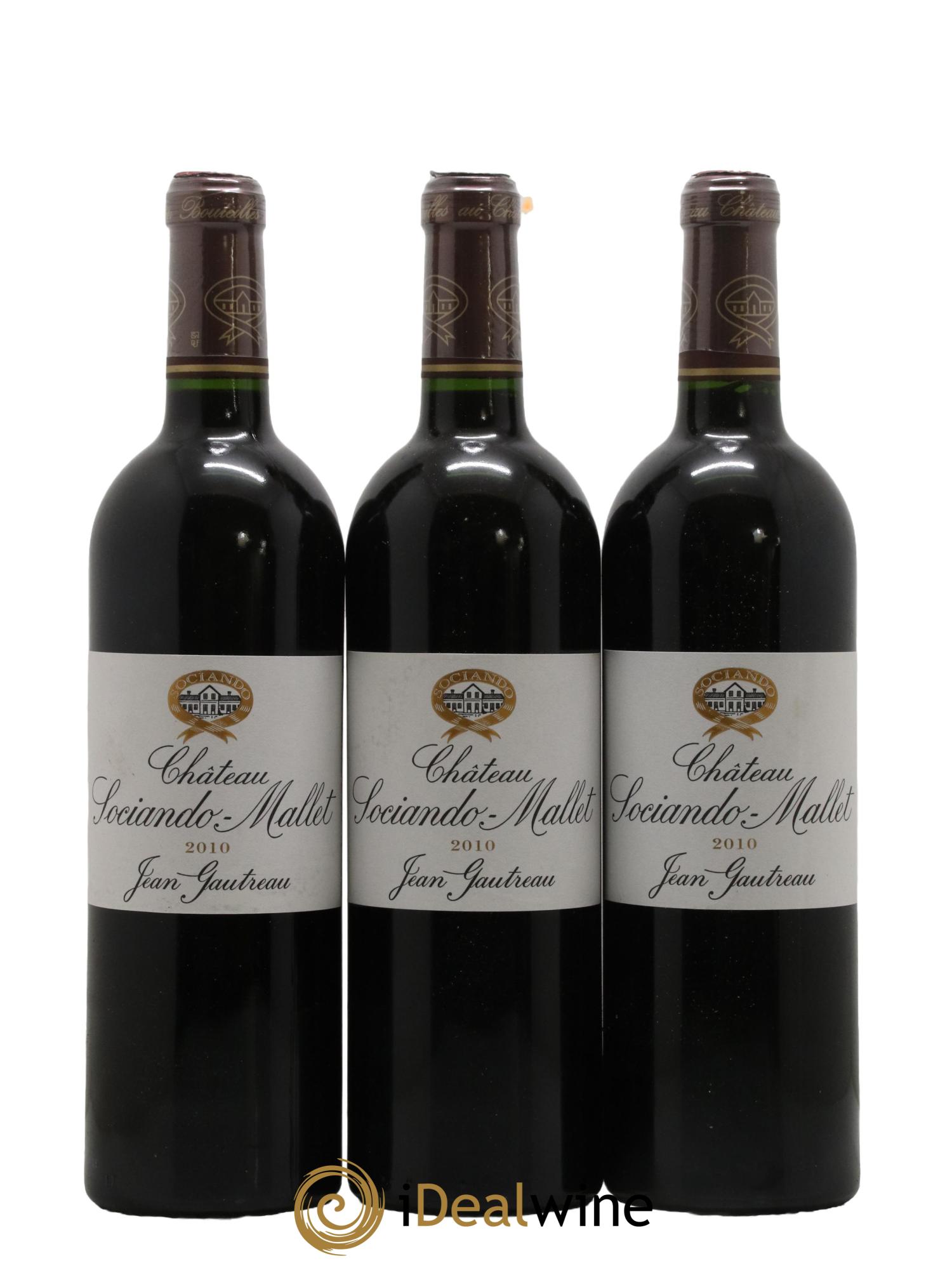 Château Sociando Mallet 2010 - Posten von 12 Flaschen - 2