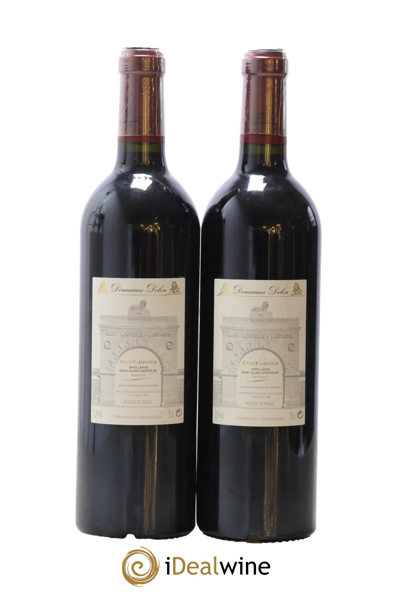 Château Léoville Las Cases 2ème Grand Cru Classé 2010 - Lot de 2 bouteilles - 1