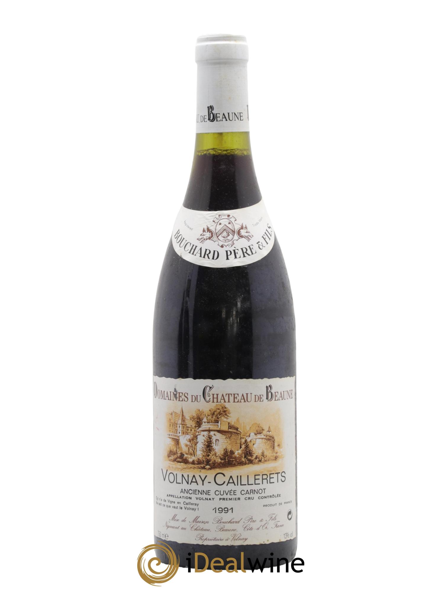 Volnay 1er Cru Caillerets - Ancienne Cuvée Carnot Bouchard Père & Fils 1991 - Lot de 1 bouteille - 0