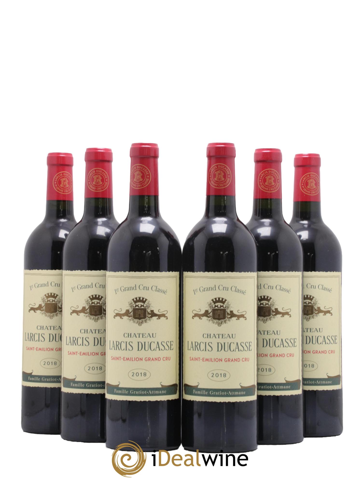 Château Larcis Ducasse 1er Grand Cru Classé B 2018 - Lot de 6 bouteilles - 0