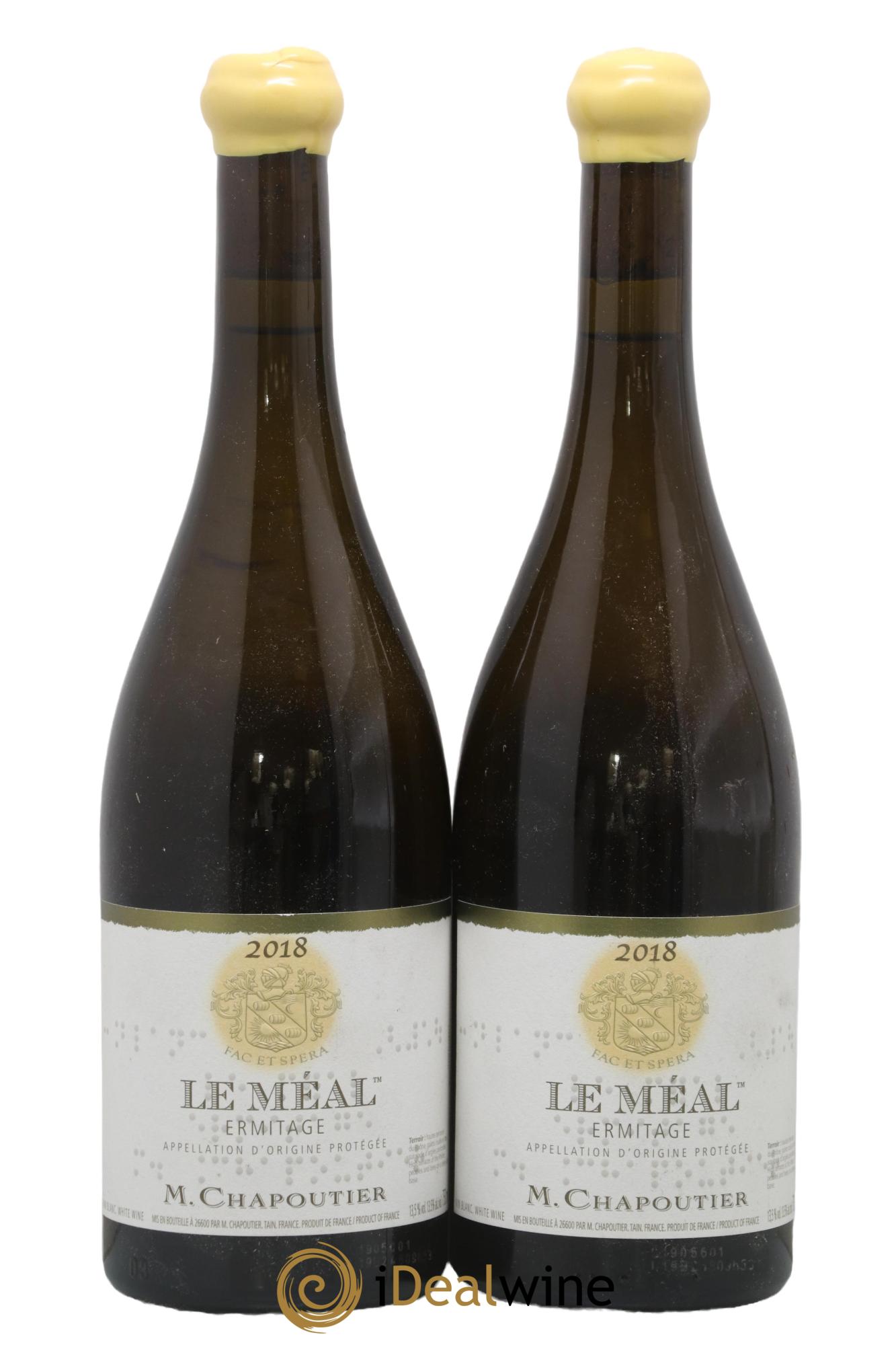 Hermitage Ermitage Le Méal Chapoutier 2018 - Lot of 2 bottles - 0