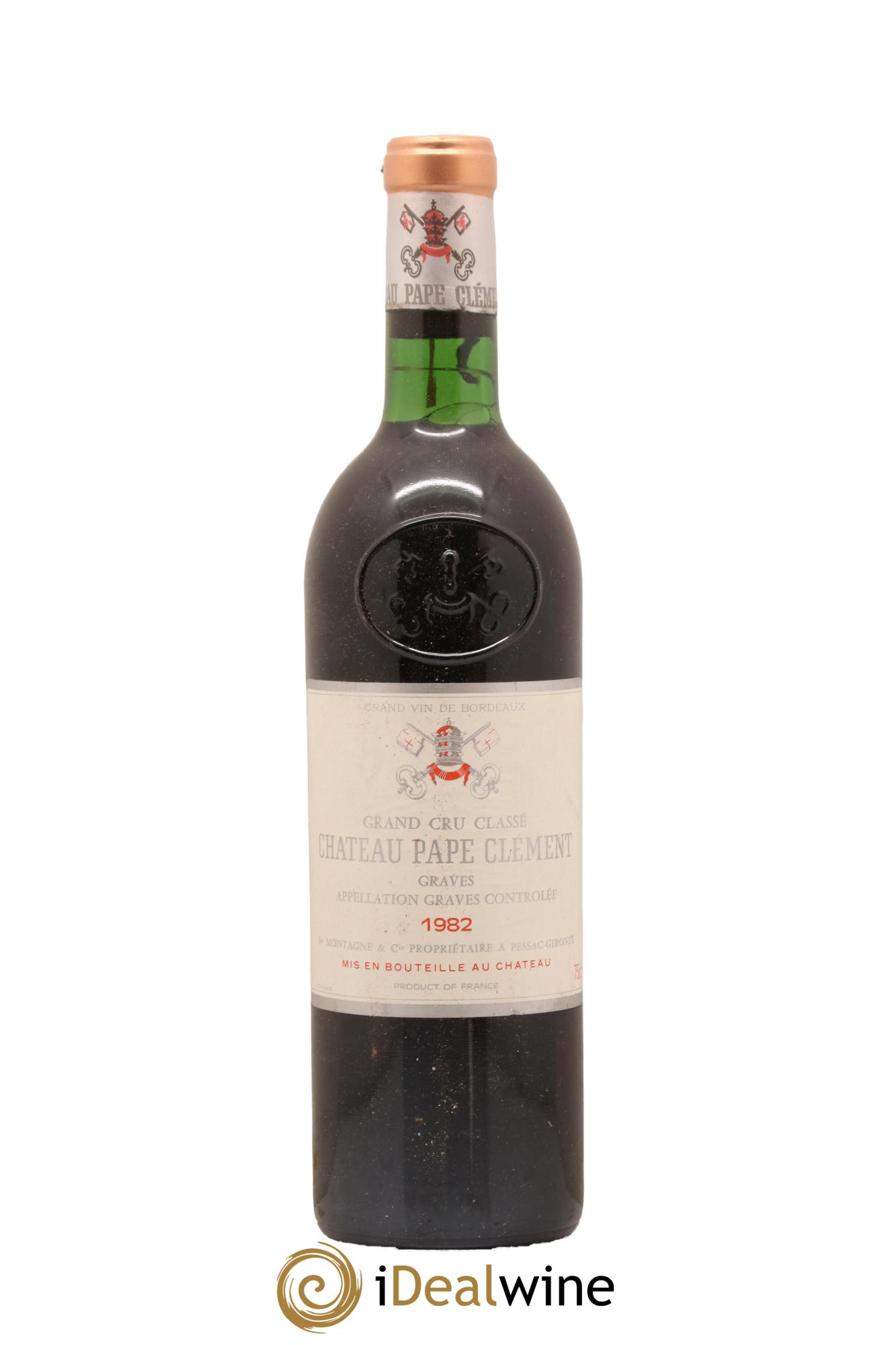 Château Pape Clément Cru Classé de Graves 1982 - Lot de 1 bouteille - 0