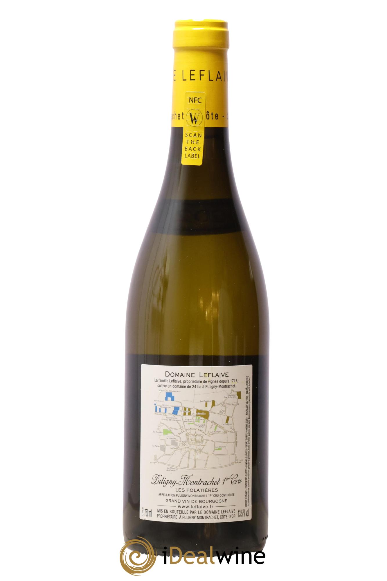 Puligny-Montrachet 1er Cru Les Folatières Leflaive (Domaine) 2023 - Lot de 1 bouteille - 1