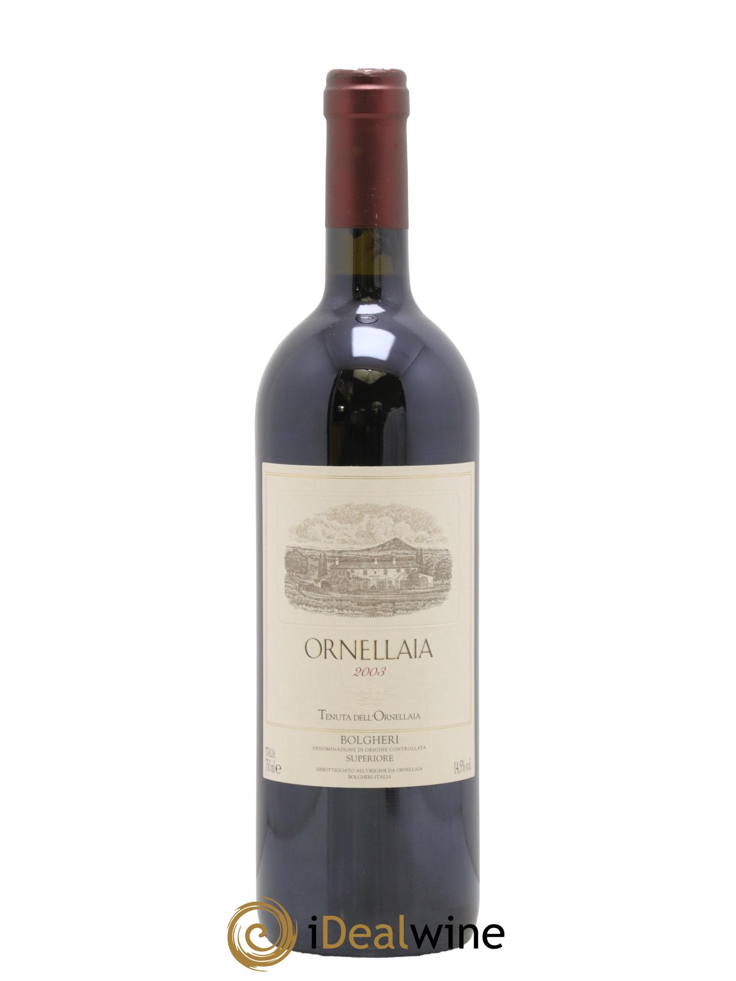 Bolgheri DOC Ornellaia Collezione 2000-2003 Tenuta Dell'Ornellaia - Frescobaldi - Lot of 7 bottles - 7