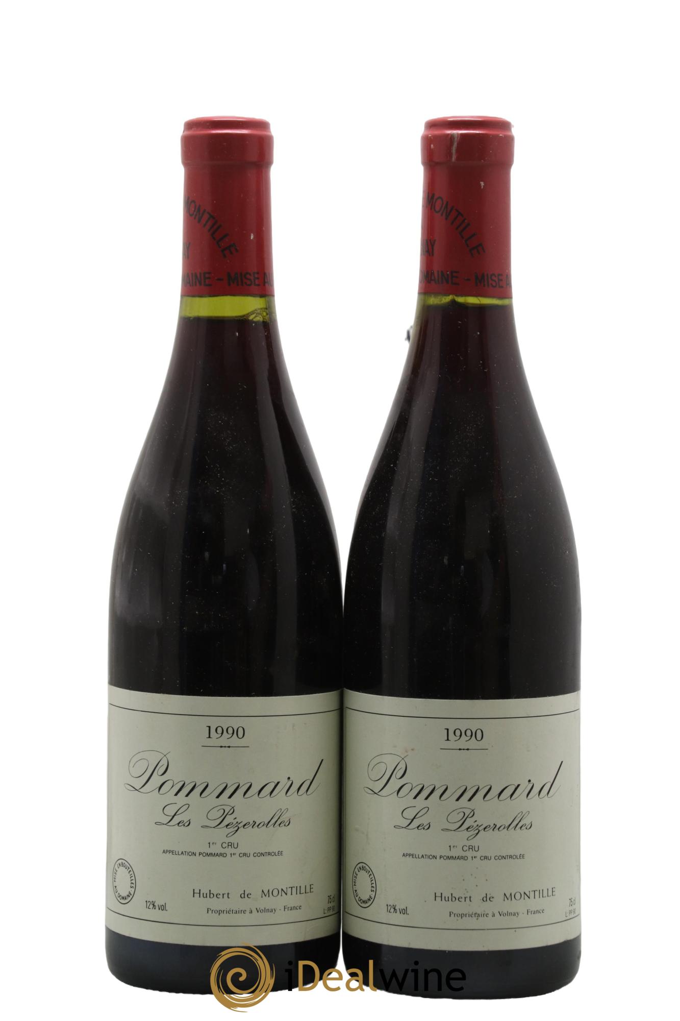 Pommard 1er Cru Les Pézerolles De Montille (Domaine) 1990 - Lotto di 2 bottiglie - 0