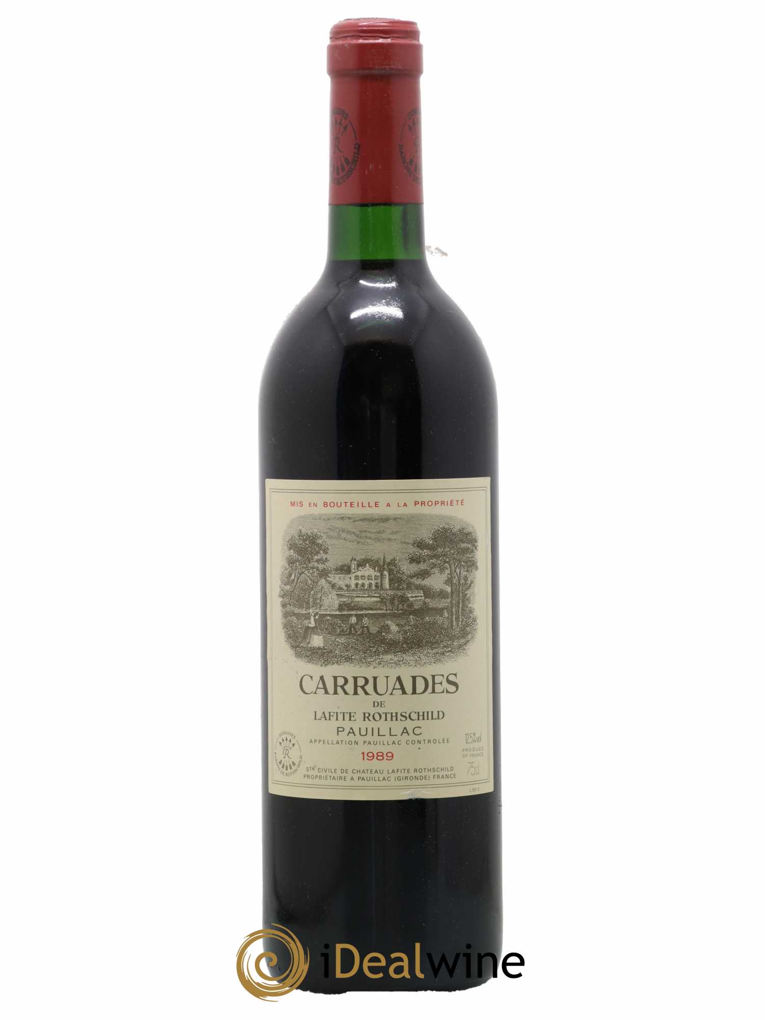 Carruades de Lafite Rothschild Second Vin 1989 - Posten von 1 Flasche - 0