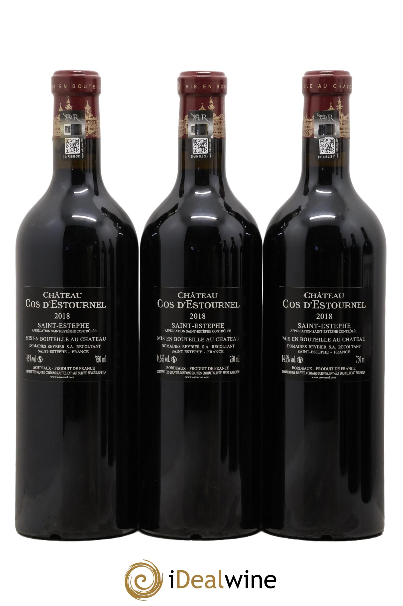 Cos d'Estournel 2ème Grand Cru Classé 2018 - Posten von 6 Flaschen - 1
