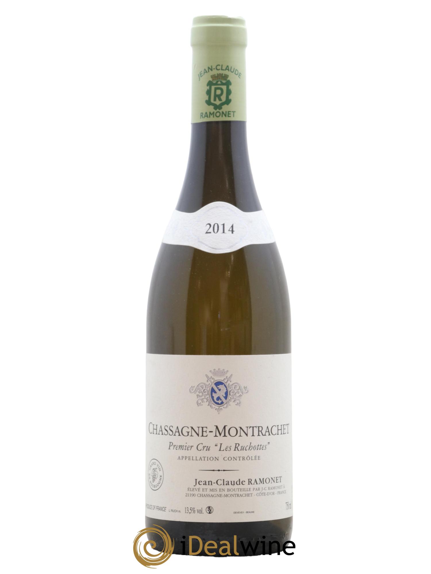 Chassagne-Montrachet 1er Cru Les Ruchottes Ramonet (Domaine) 2014 - Lot de 1 bouteille - 0