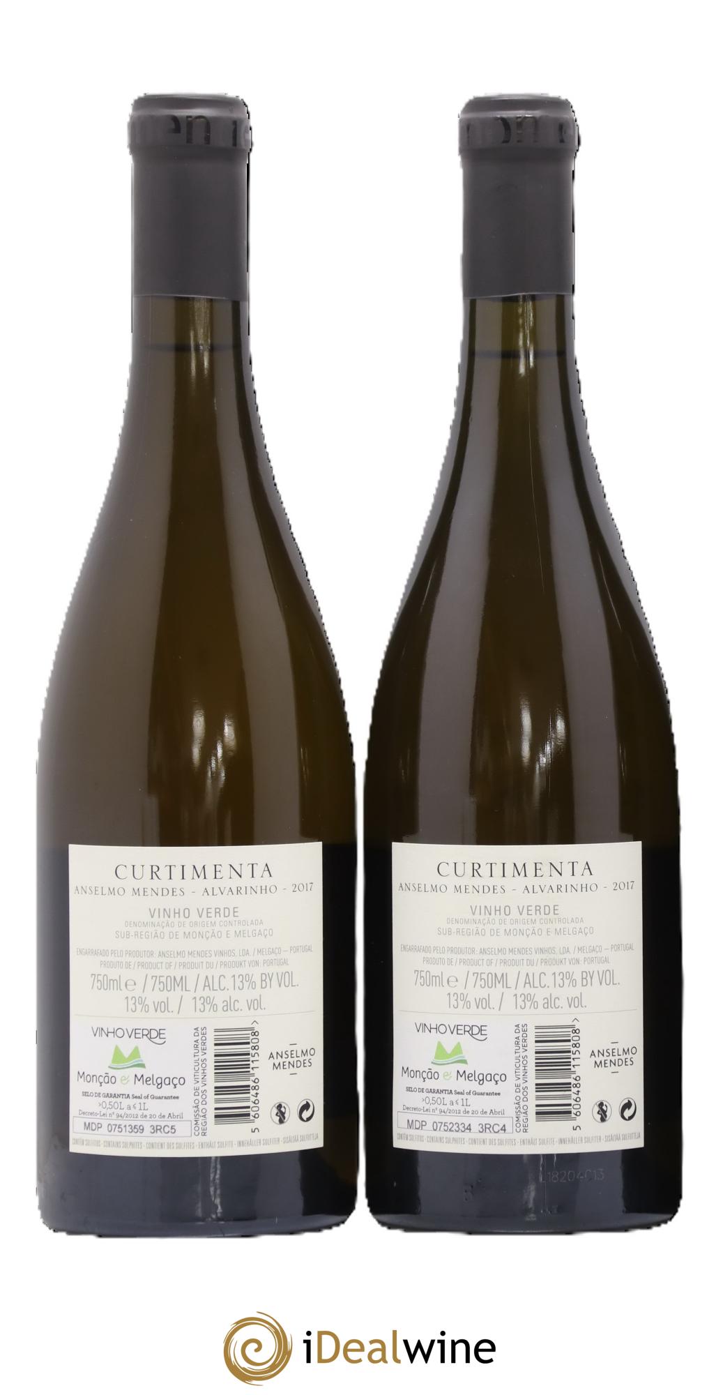 Portugal Vinho Verde Curtimenta Alvarinho Anselmo Mendes 2017 - Lot of 2 bottles - 1