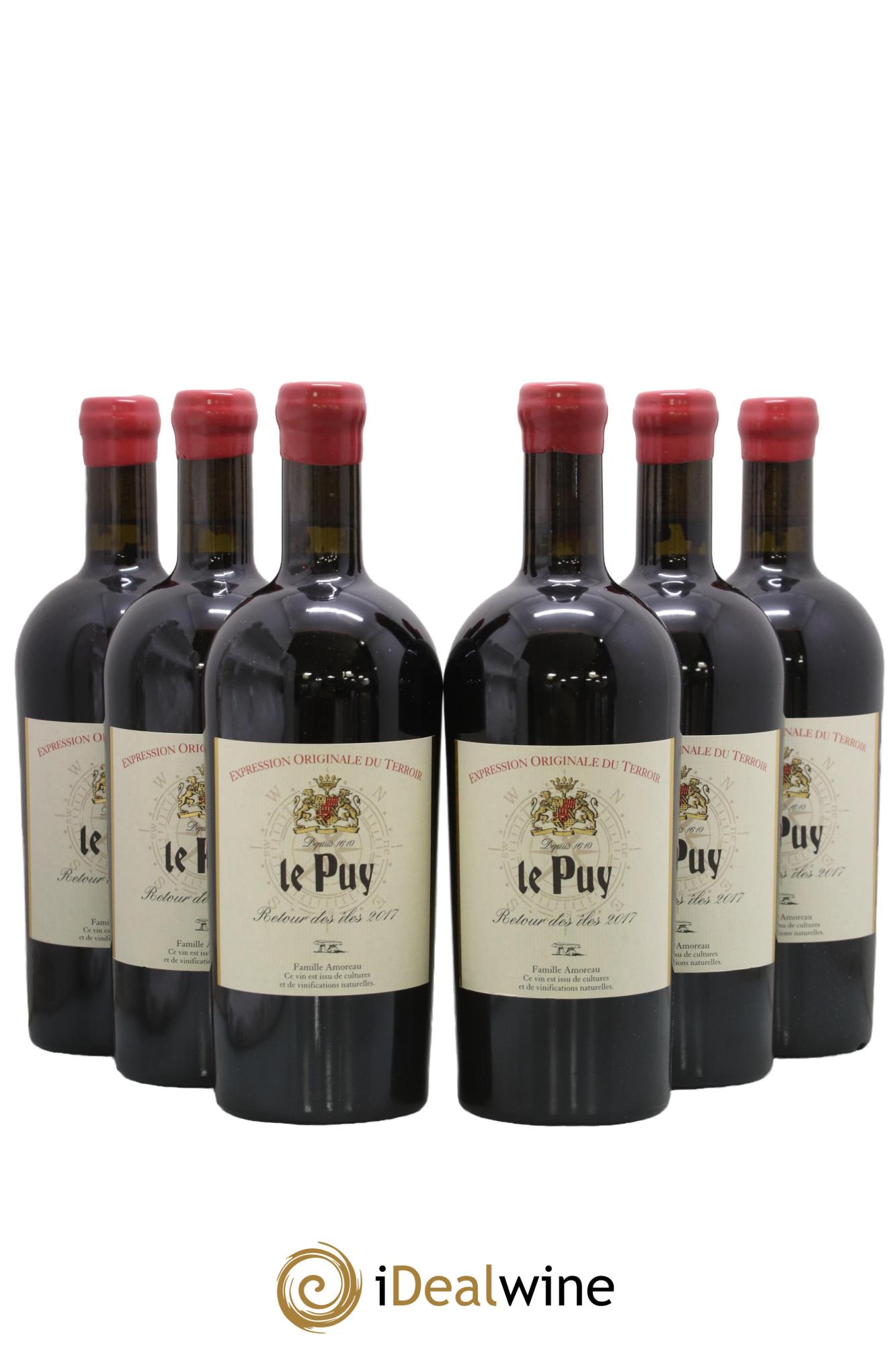 Le Puy - Retour des Iles 2017 - Lot of 6 bottles - 0