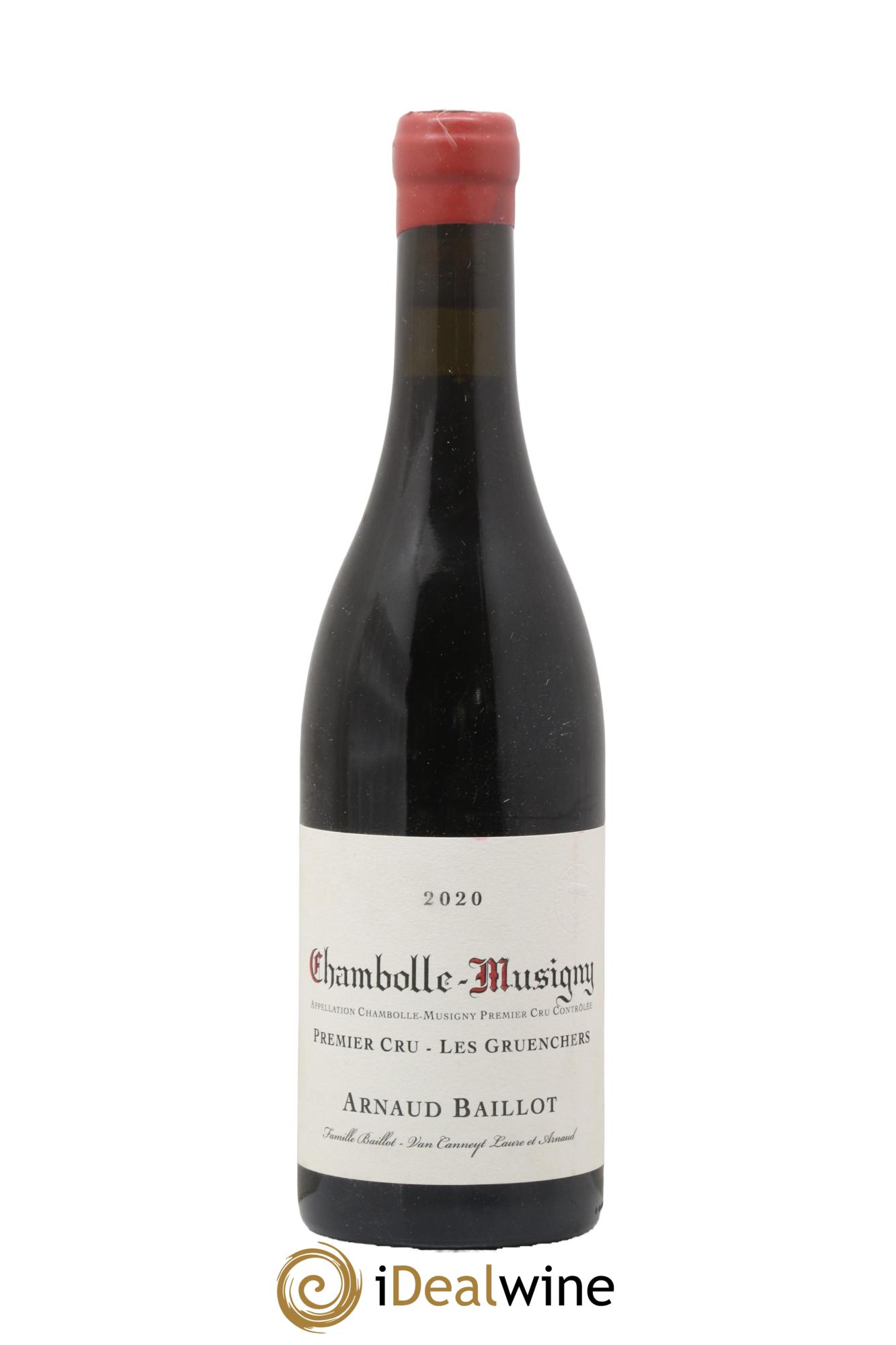 Chambolle-Musigny 1er Cru Les Gruenchers Arnaud Baillot 2020 - Lot de 1 bouteille - 0