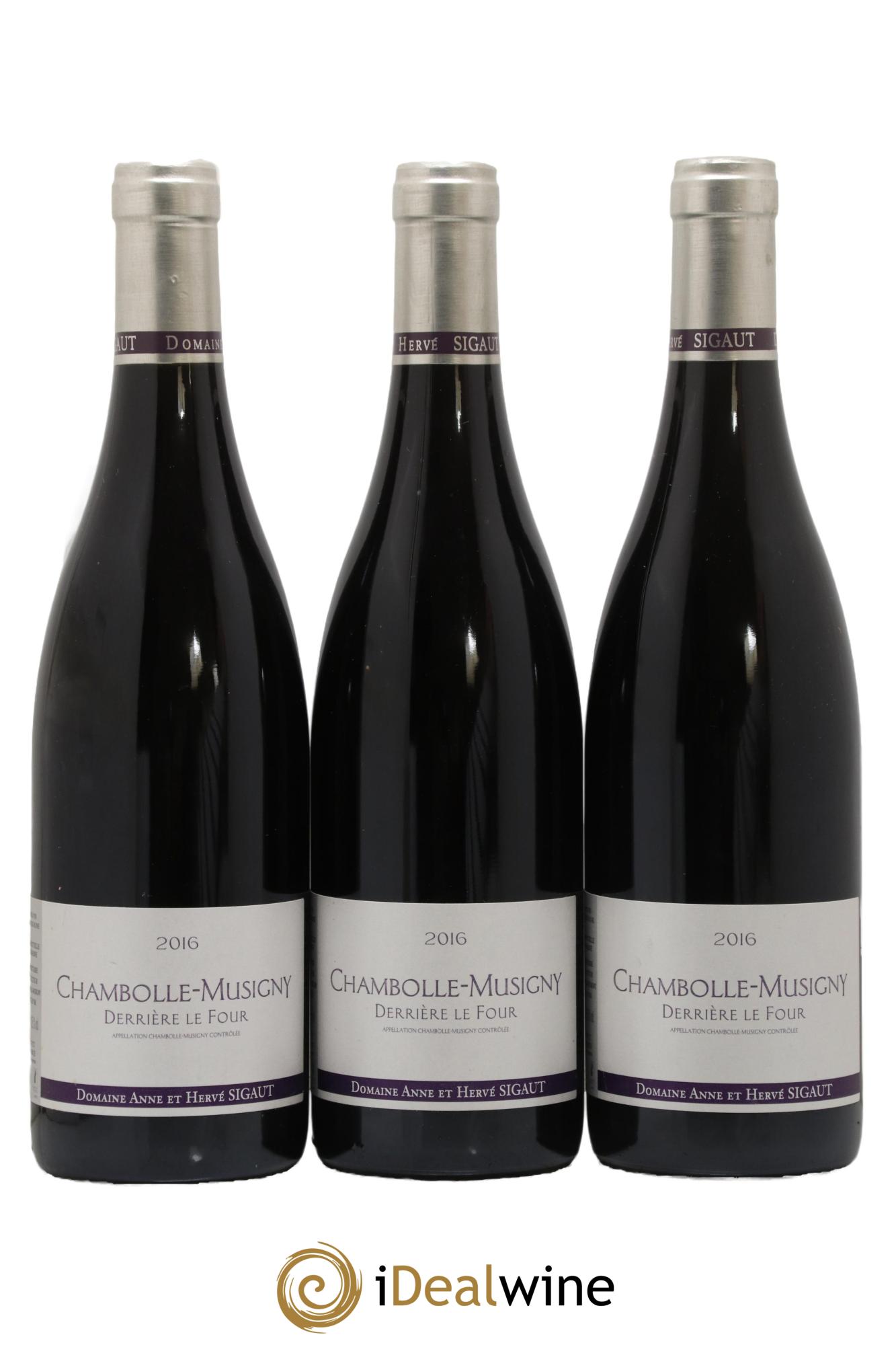 Chambolle-Musigny Derrière le Four Anne et Hervé Sigaut (Domaine) 2016 - Lot de 3 bouteilles - 0