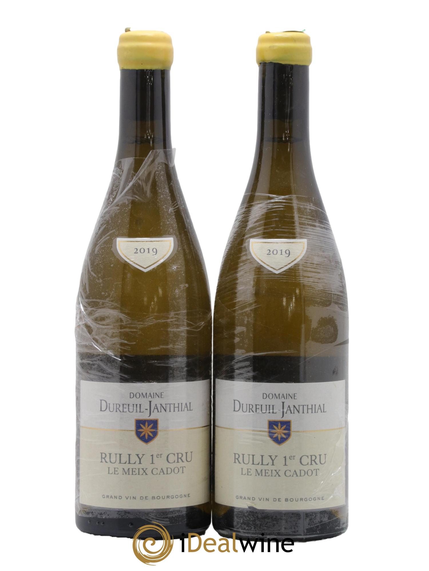 Rully 1er Cru Le Meix Cadot Vincent Dureuil-Janthial 2019 - Lot de 2 bouteilles - 0