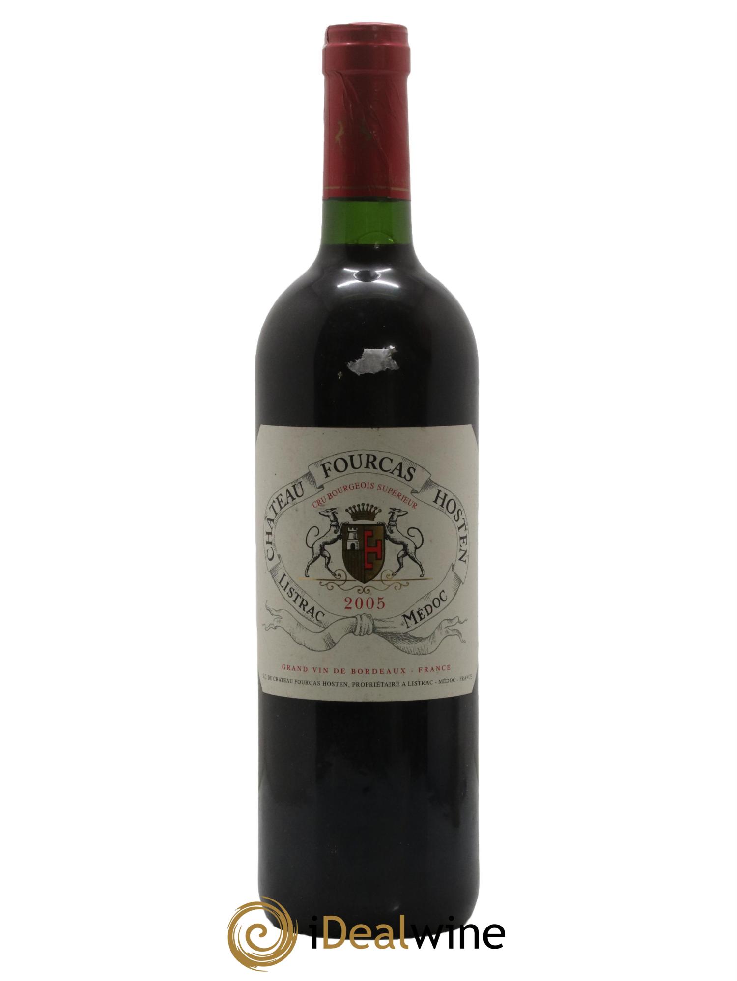 Château Fourcas Hosten Cru Bourgeois 2005 - Lot de 1 bouteille - 0