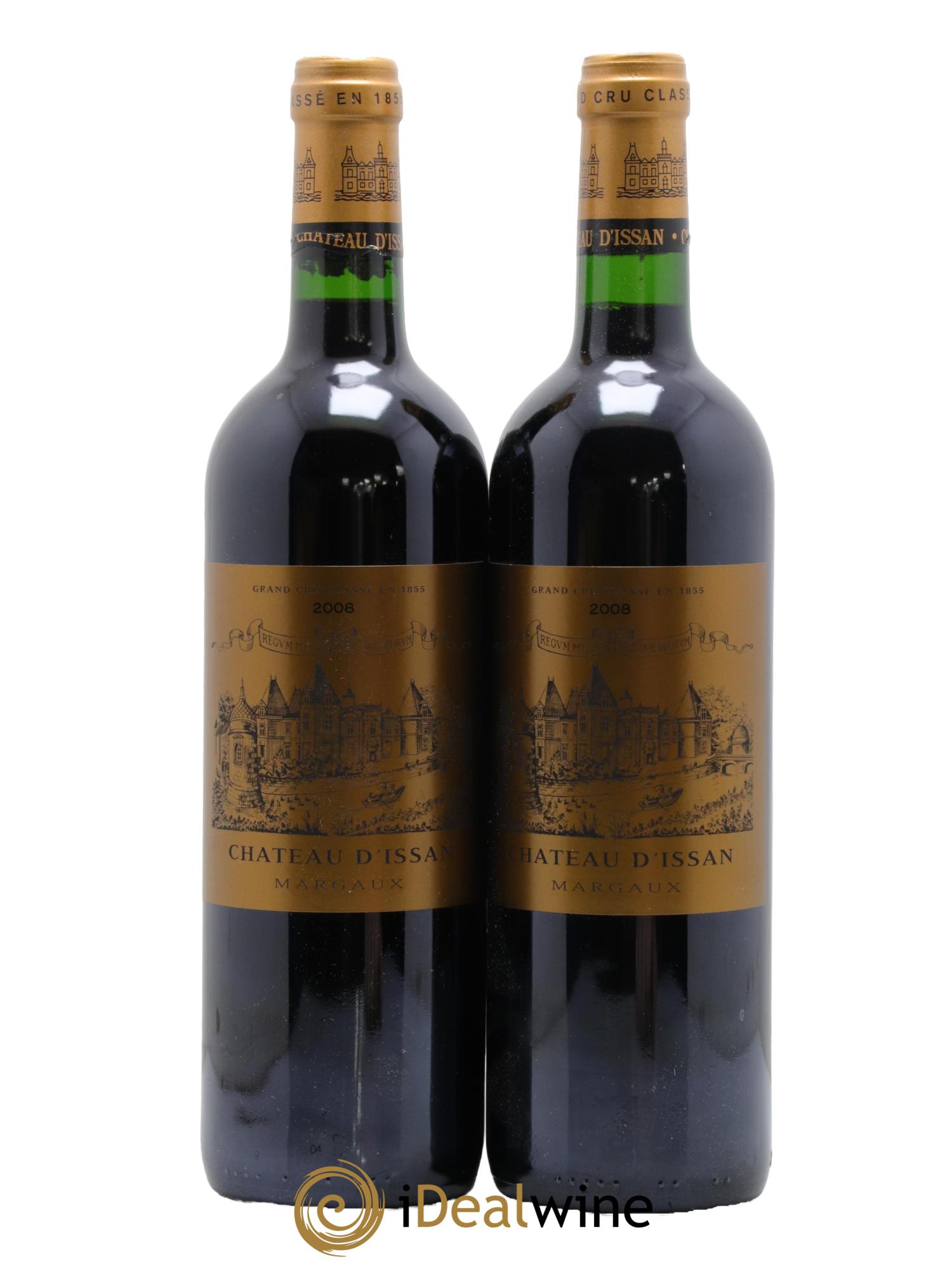 Château d'Issan 3ème Grand Cru Classé 2008 - Lot de 2 bouteilles - 0