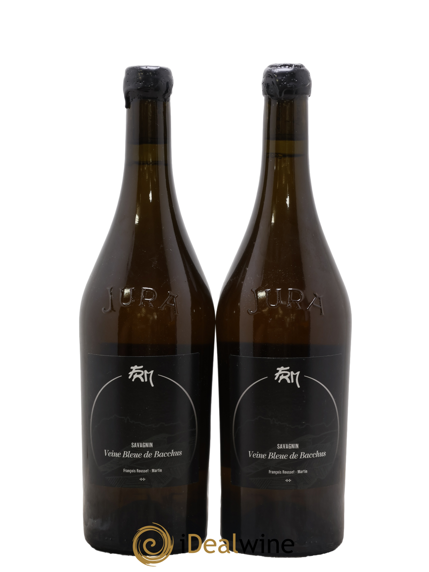 Côtes du Jura La Veine Bleue de Bacchus François Rousset Martin 2017 - Lot de 2 bouteilles - 0