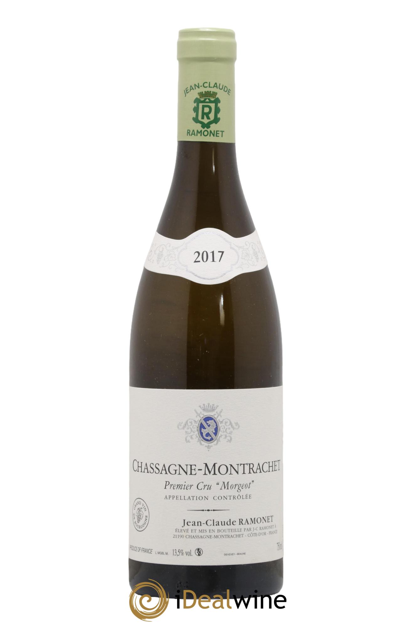 Chassagne-Montrachet 1er Cru Morgeot Ramonet (Domaine) 2017 - Lot de 1 bouteille - 0