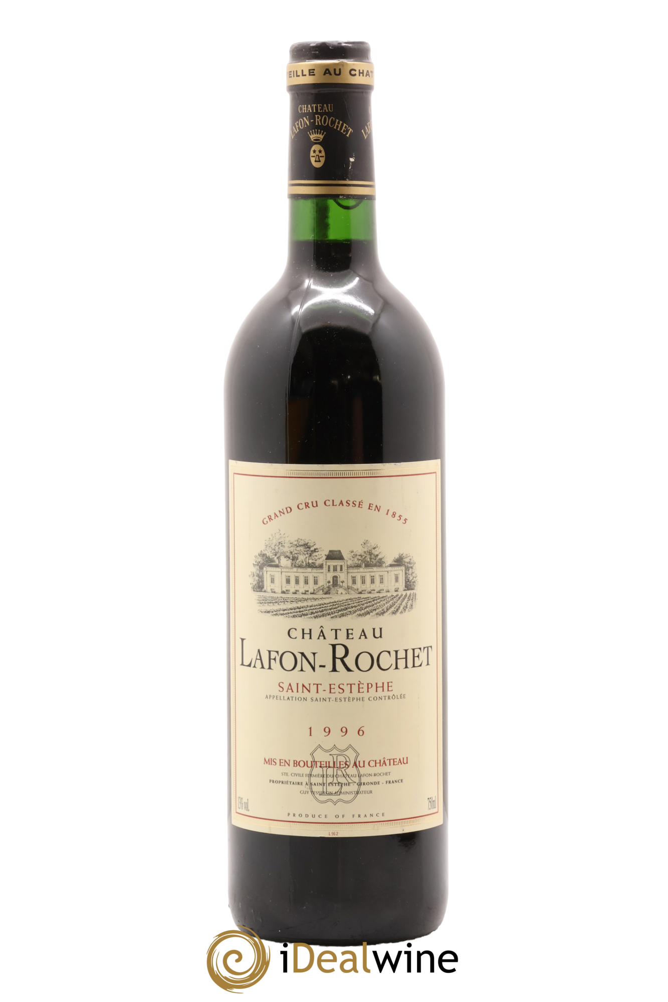 Château Lafon Rochet 4ème Grand Cru Classé 1996 - Lot de 1 bouteille - 0